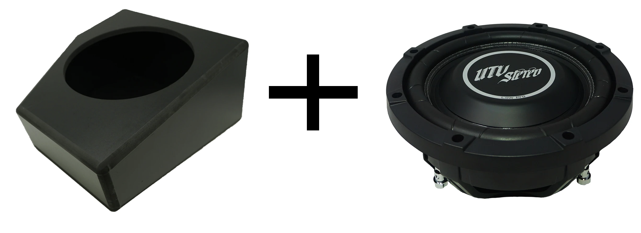 Photo of Can-Am X3 Up-Fire Front Driver Side 10” Sub Box Enclosure – Unloaded by UTV Stereo - Premium Audio for UTVs / Side by Sides