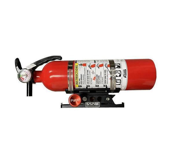 Photo of Savage Mount and Extinguisher Set by Savage UTV - Premium Fire Extinguishers & Mounts for UTVs / Side by Sides