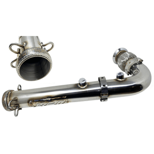 RPM Big Mouth Cat Delete Bypass Mid Race Pipe Can-Am Maverick X3 Turbo R & RR - R1 Industries