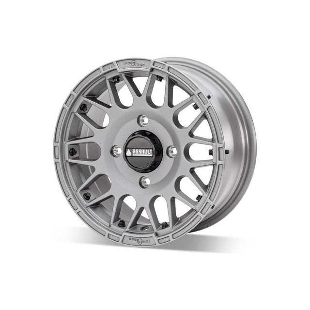 Photo of Hellfire Wheels (Matte Titanium) by Assault Industries - Premium Wheels for UTVs / Side by Sides