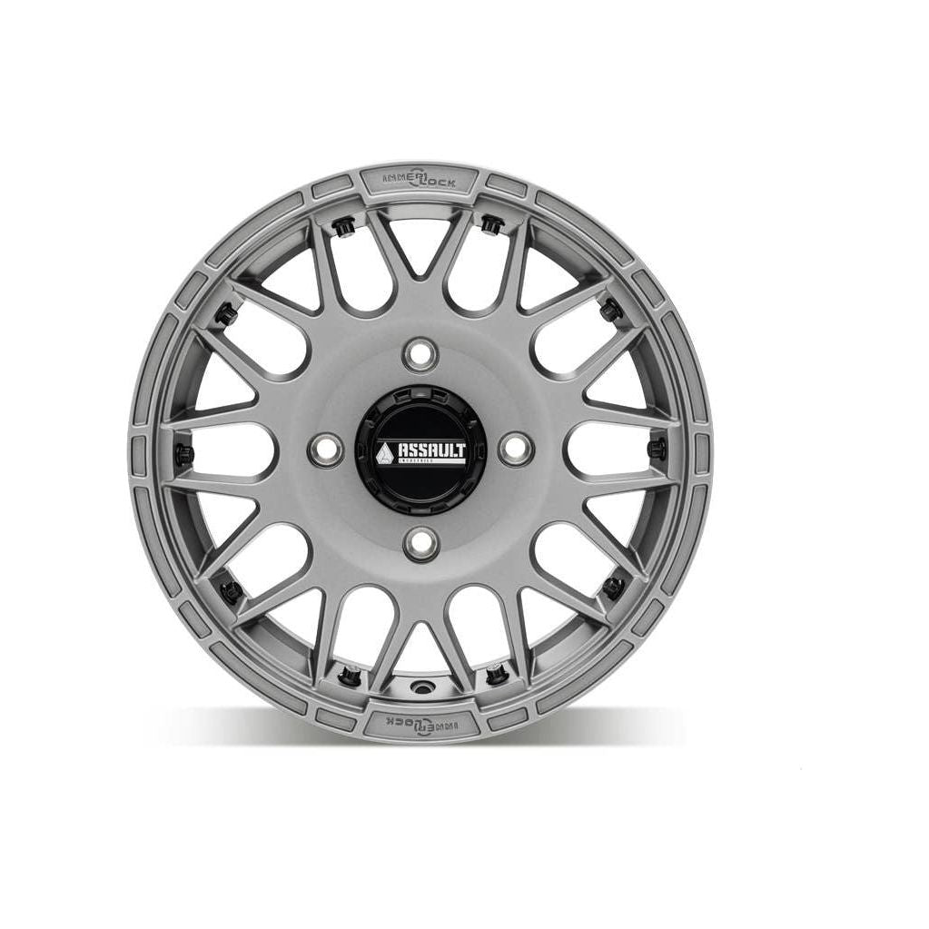 Photo of Hellfire Wheels (Matte Titanium) by Assault Industries - Premium Wheels for UTVs / Side by Sides