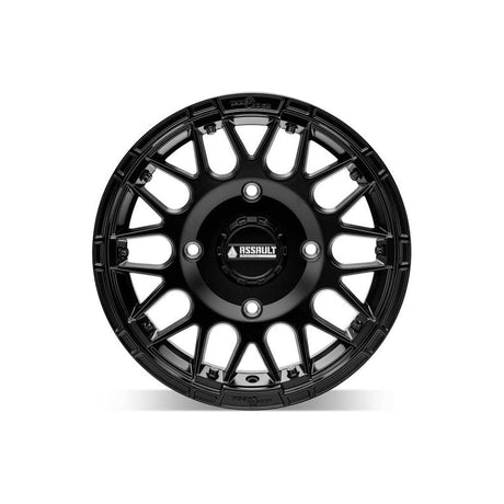 Photo of Hellfire Wheels (Satin Black) by Assault Industries - Premium Wheels for UTVs / Side by Sides