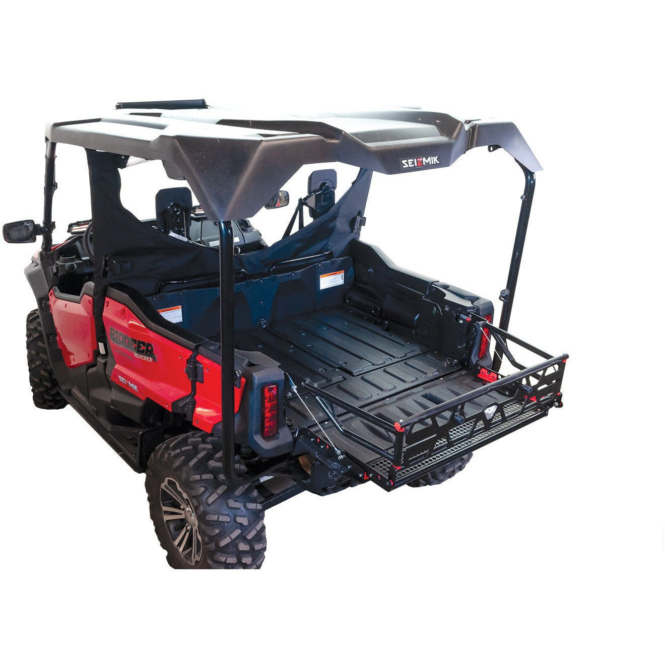 Photo of Honda Pioneer 1000-5 / 700-4 Cargo X10D Bed Extender by Seizmik - Premium Storage for UTVs / Side by Sides