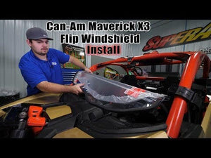 Can-Am Maverick X3 Flip Windshield