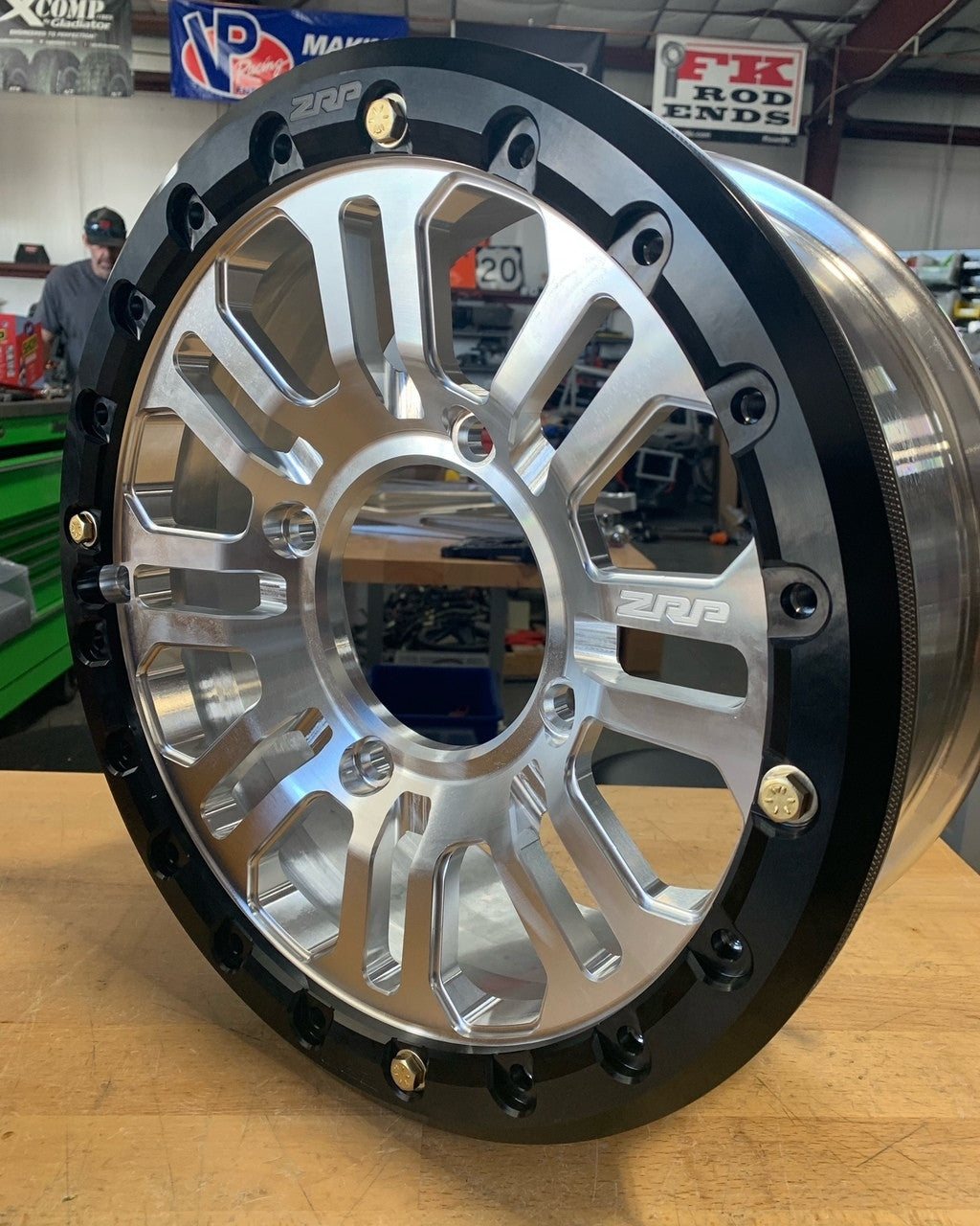 APEX Forged Beadlock Wheel 15"x5.5" Can Am 4x137 Bolt Pattern