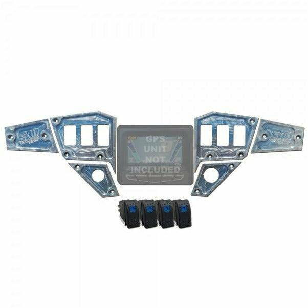 Photo of Polaris RZR 6 Piece Dash Panels by 50 Caliber Racing - Premium Dash Accessories for UTVs / Side by Sides