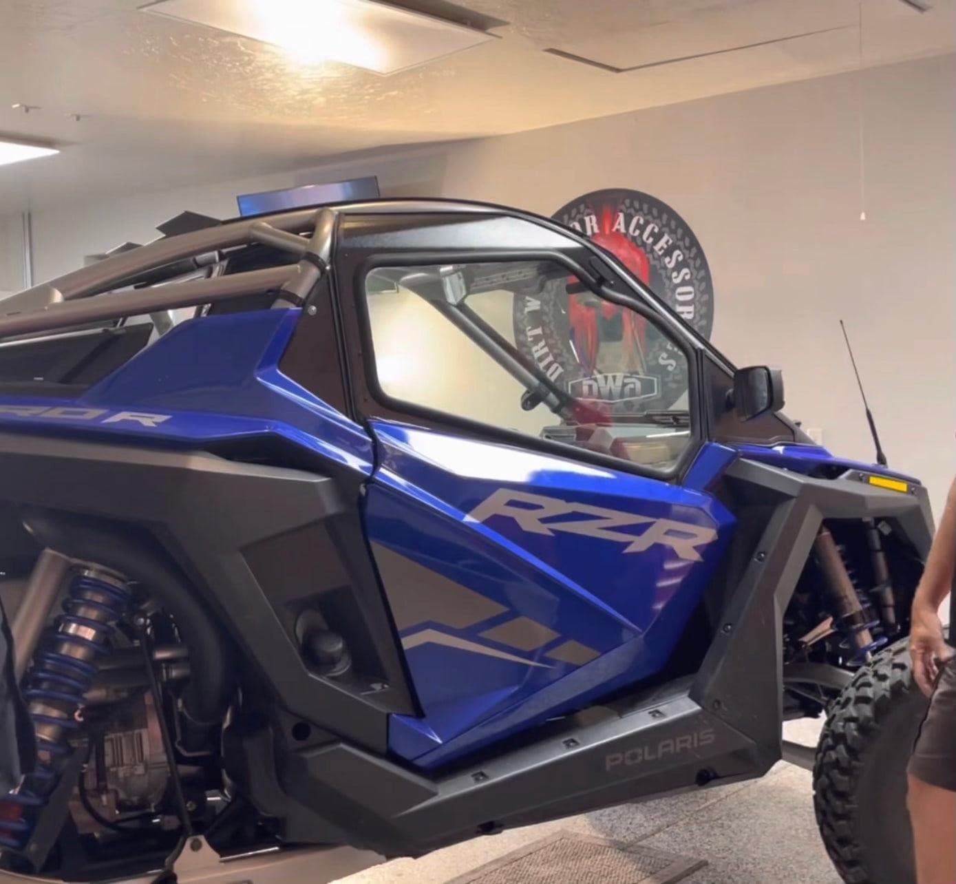 Photo of Polaris RZR PRO R 2-SEAT Cab Enclosure "THE VAULT" Upper Side Doors & Panels (Patent Pending) by Dirt Warrior Accessories - Premium Cab Enclosures for UTVs / Side by Sides