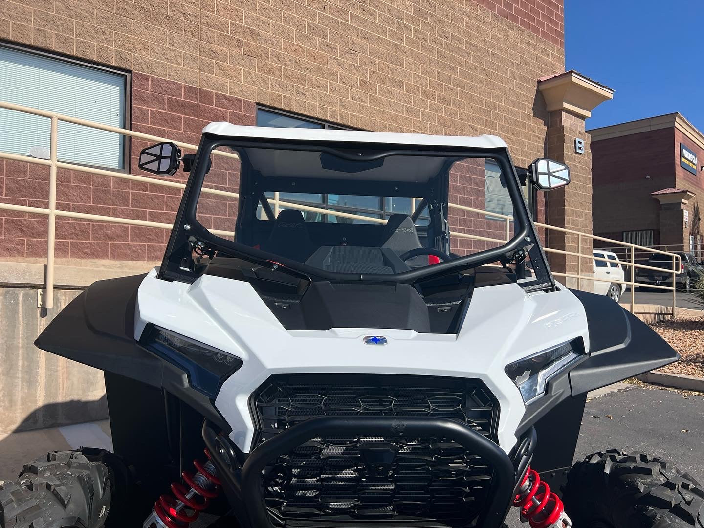 Photo of POLARIS RZR XP1000 FRONT WINDSHIELD 2024+ by Dirt Warrior Accessories - Premium Windshields for UTVs / Side by Sides