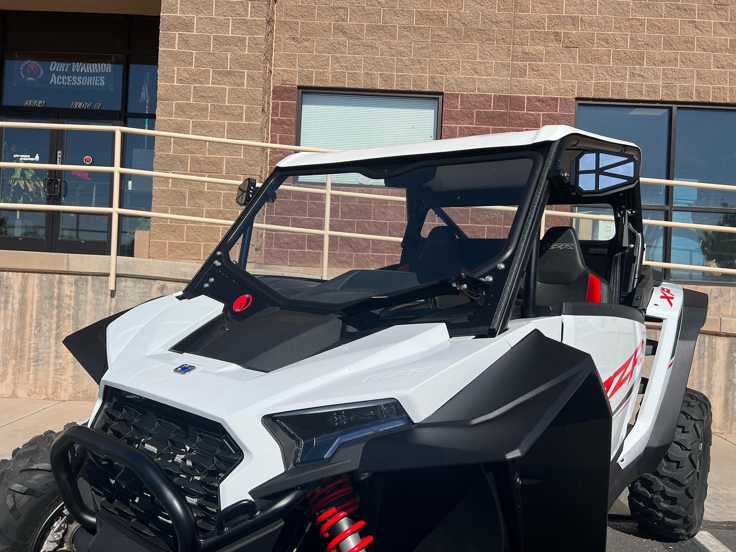 Photo of POLARIS RZR XP1000 FRONT WINDSHIELD 2024+ by Dirt Warrior Accessories - Premium Windshields for UTVs / Side by Sides