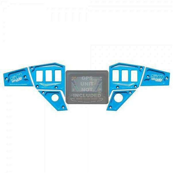 Photo of Polaris RZR 6 Piece Dash Panels by 50 Caliber Racing - Premium Dash Accessories for UTVs / Side by Sides