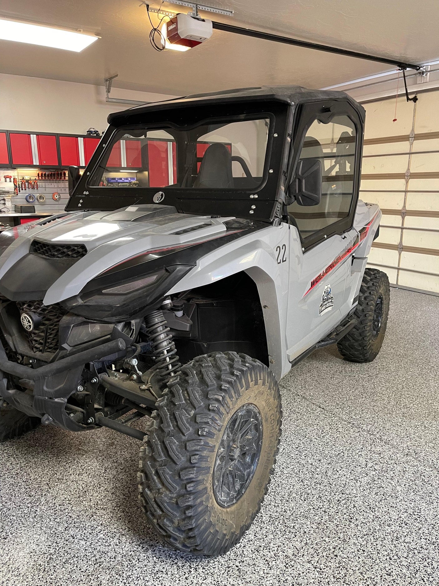 Photo of Yamaha RMAX 2-Seat Cab Enclosure "The Vault" Upper Side Doors & Panels (2021+) (Patent Pending) by Dirt Warrior Accessories - Premium Cab Enclosures for UTVs / Side by Sides
