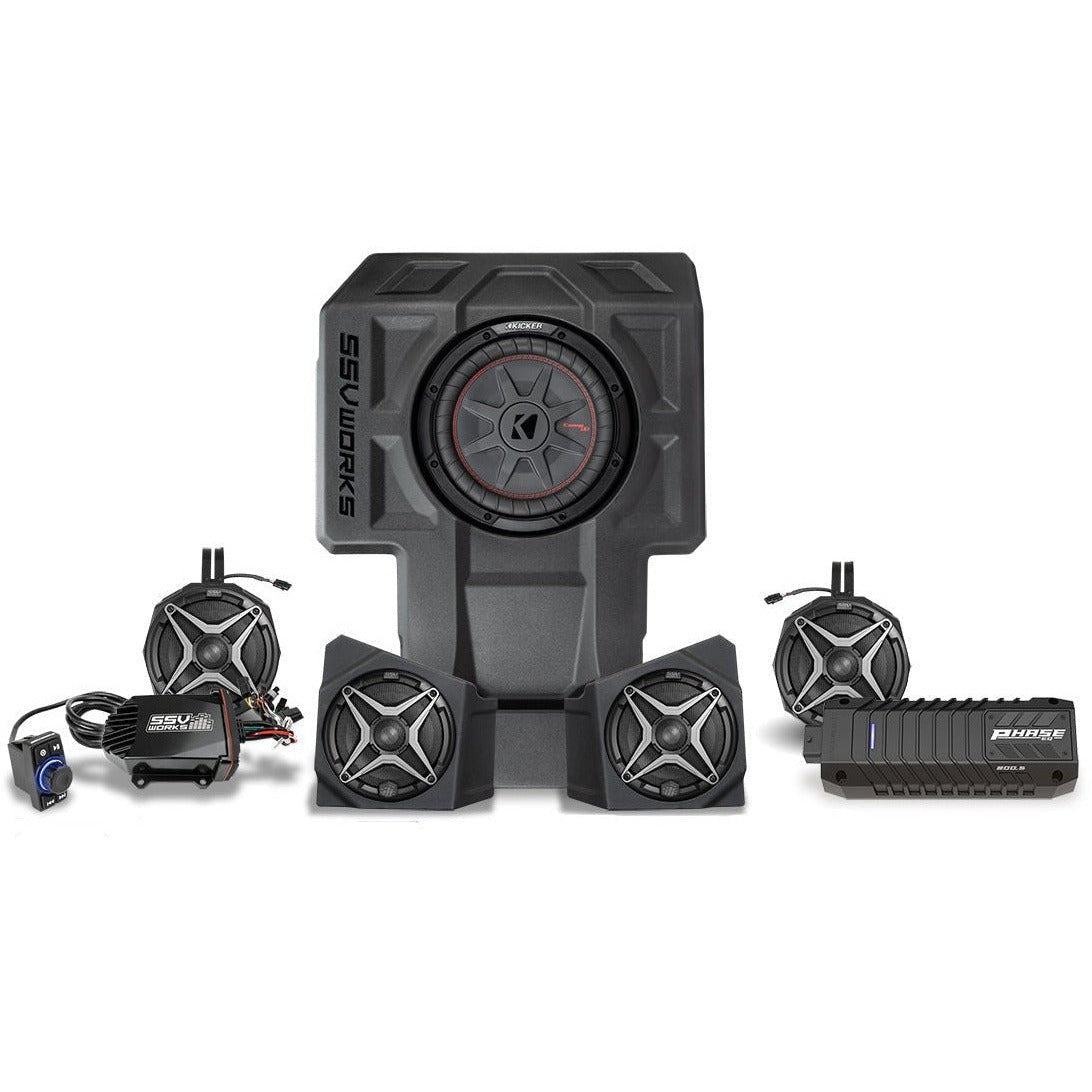 Photo of Kawasaki KRX 5-Speaker Audio System by SSV Works - Premium Audio for UTVs / Side by Sides