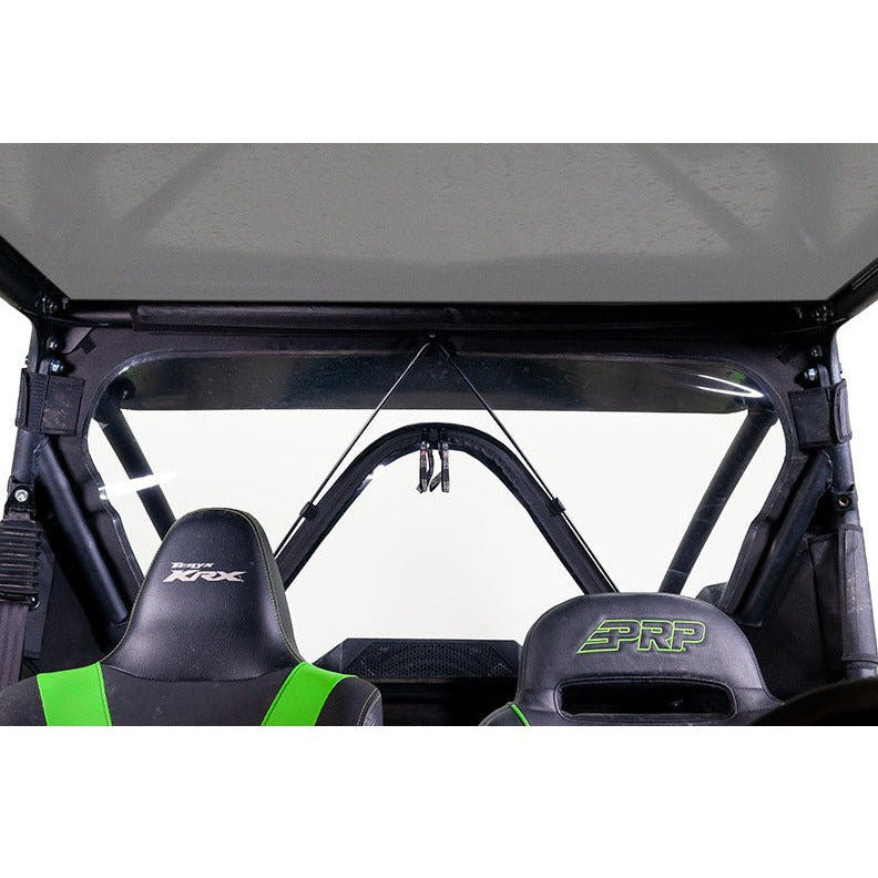Photo of Kawasaki KRX Soft Rear Windshield by Seizmik - Premium Windshields for UTVs / Side by Sides