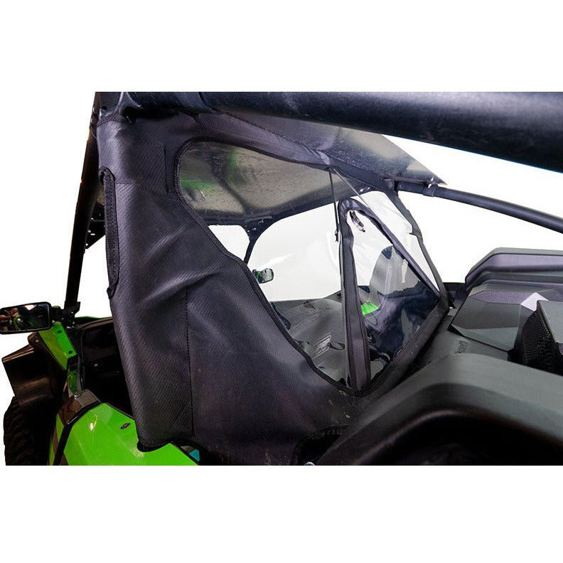 Photo of Kawasaki KRX Soft Rear Windshield by Seizmik - Premium Windshields for UTVs / Side by Sides