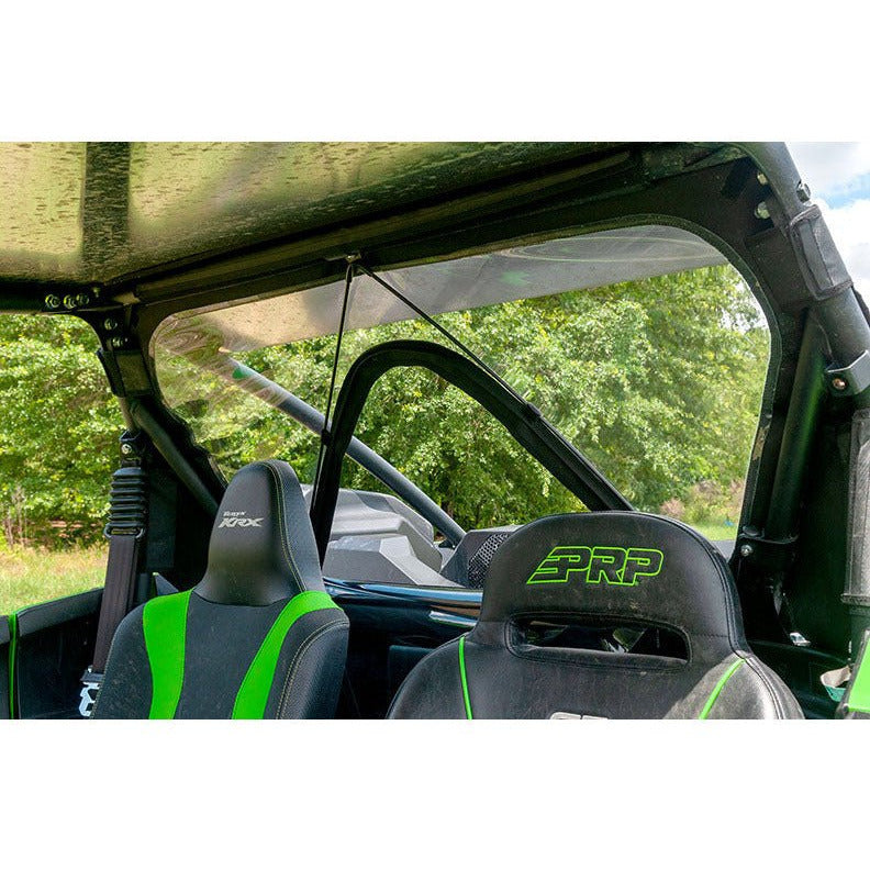 Photo of Kawasaki KRX Soft Rear Windshield by Seizmik - Premium Windshields for UTVs / Side by Sides