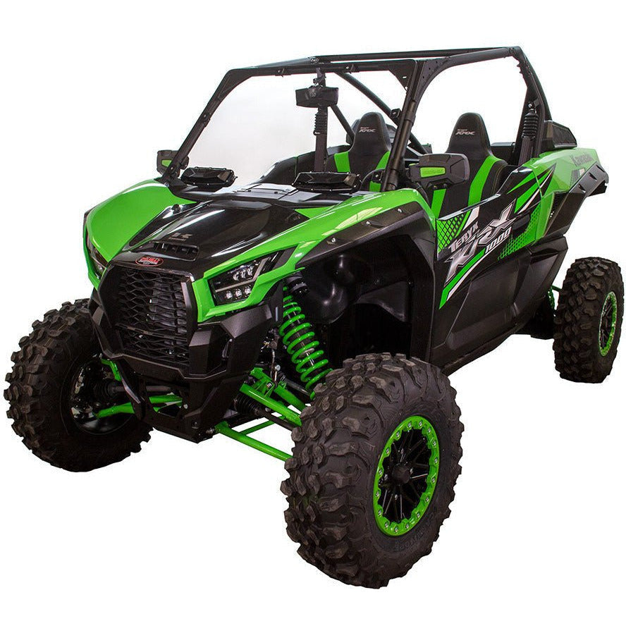 Photo of Kawasaki KRX Versa-Vent Polycarbonate Front Windshield by Seizmik - Premium Windshields for UTVs / Side by Sides