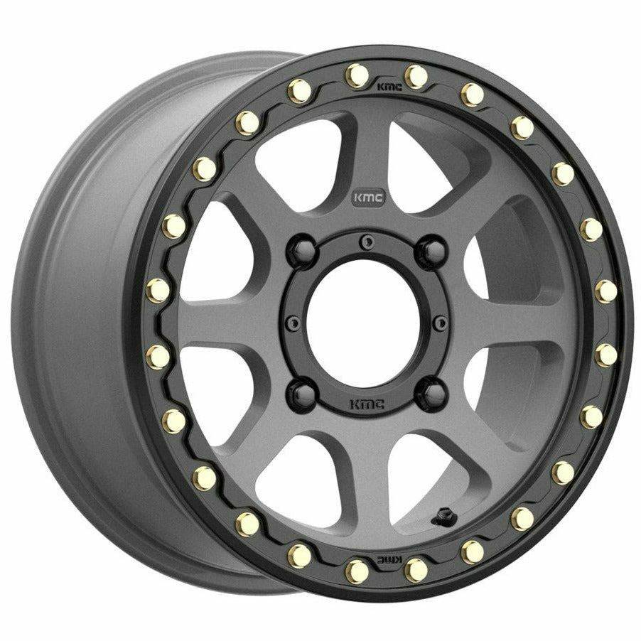Photo of KS234 Addict 2 Beadlock Wheel (Satin Gray) by KMC - Premium Wheels for UTVs / Side by Sides