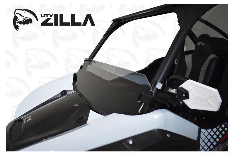 Photo of Kawasaki KRX 1000 Tinted Half Polycarbonate Windshield (2019+) by UTVZILLA - Premium Windshields for UTVs / Side by Sides