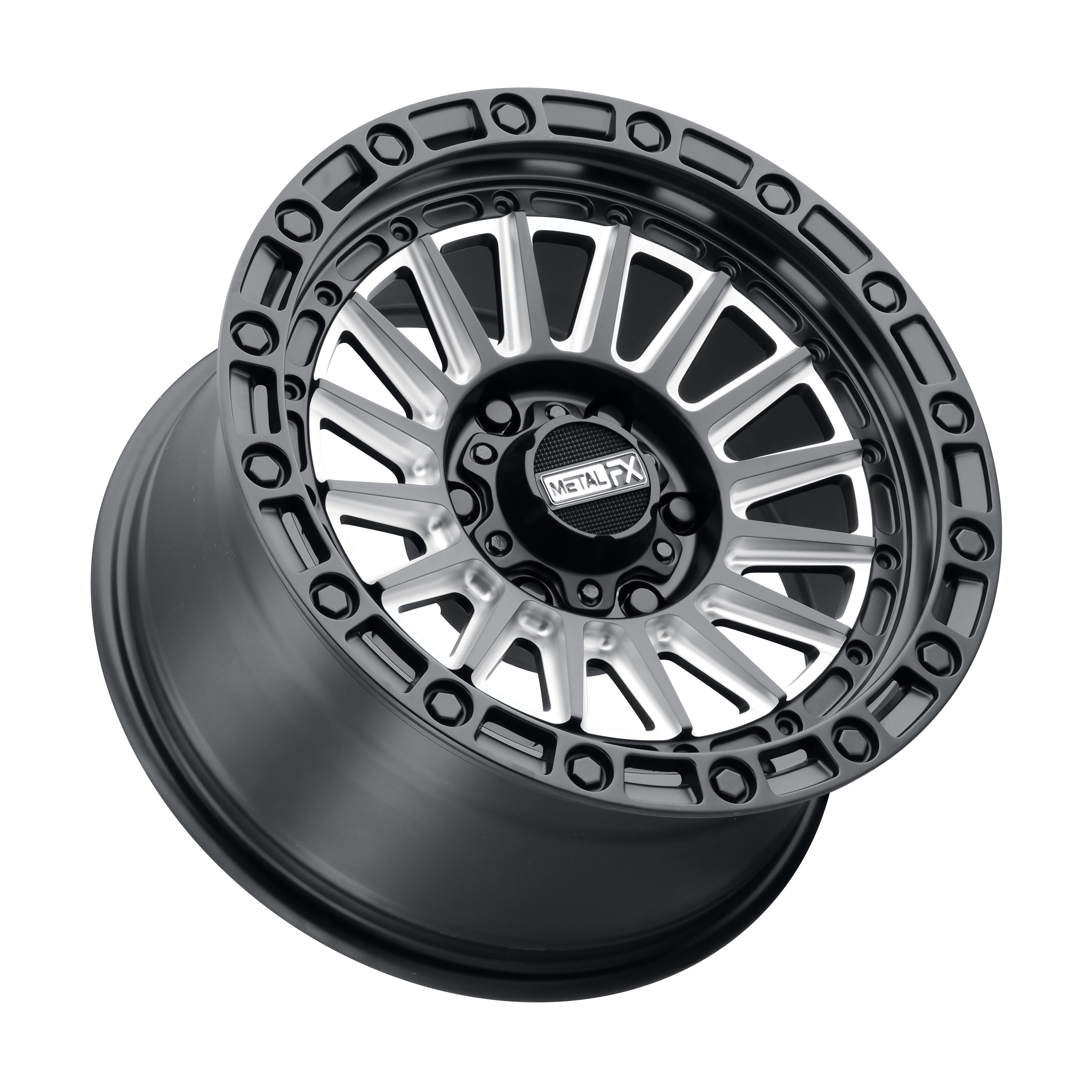 Photo of Rogue Truck | Satin Black Contrast Cut by Metal FX - Premium Wheels for UTVs / Side by Sides