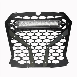 Polaris RZR Turbo S Front Grille with Light Pocket