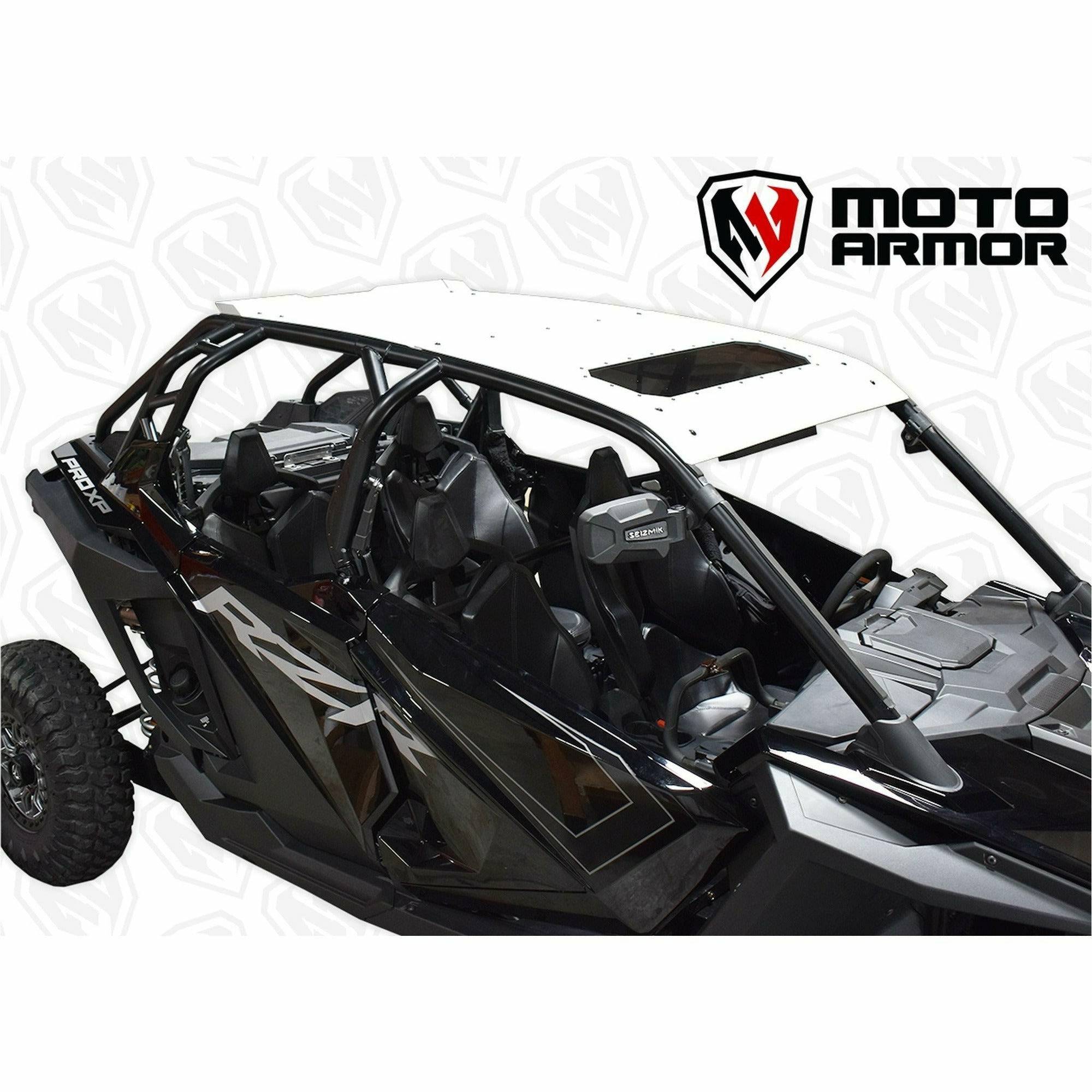 Photo of Polaris RZR Pro XP 4 / Turbo R 4 Aluminum Roof with Sunroof by Moto Armor - Premium Roofs for UTVs / Side by Sides