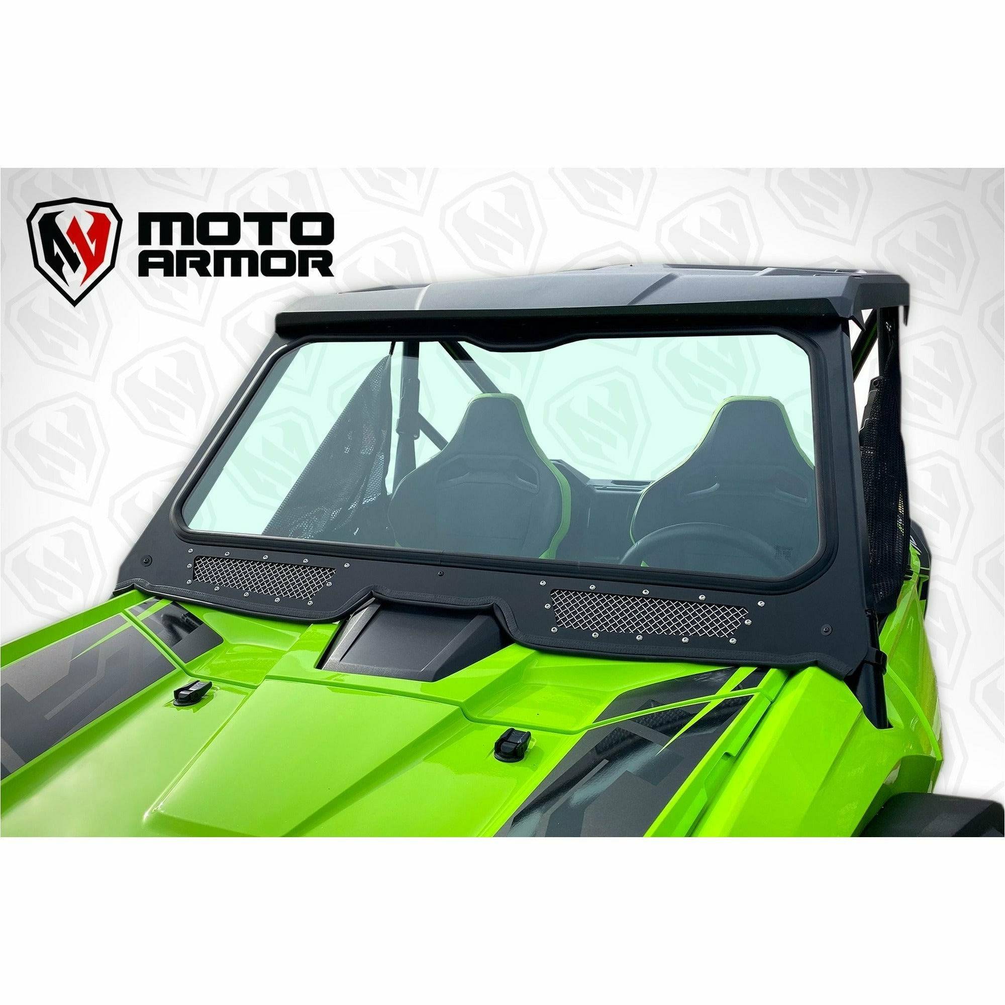 Photo of Honda Talon Vented Glass Windshield by Moto Armor - Premium Windshields for UTVs / Side by Sides