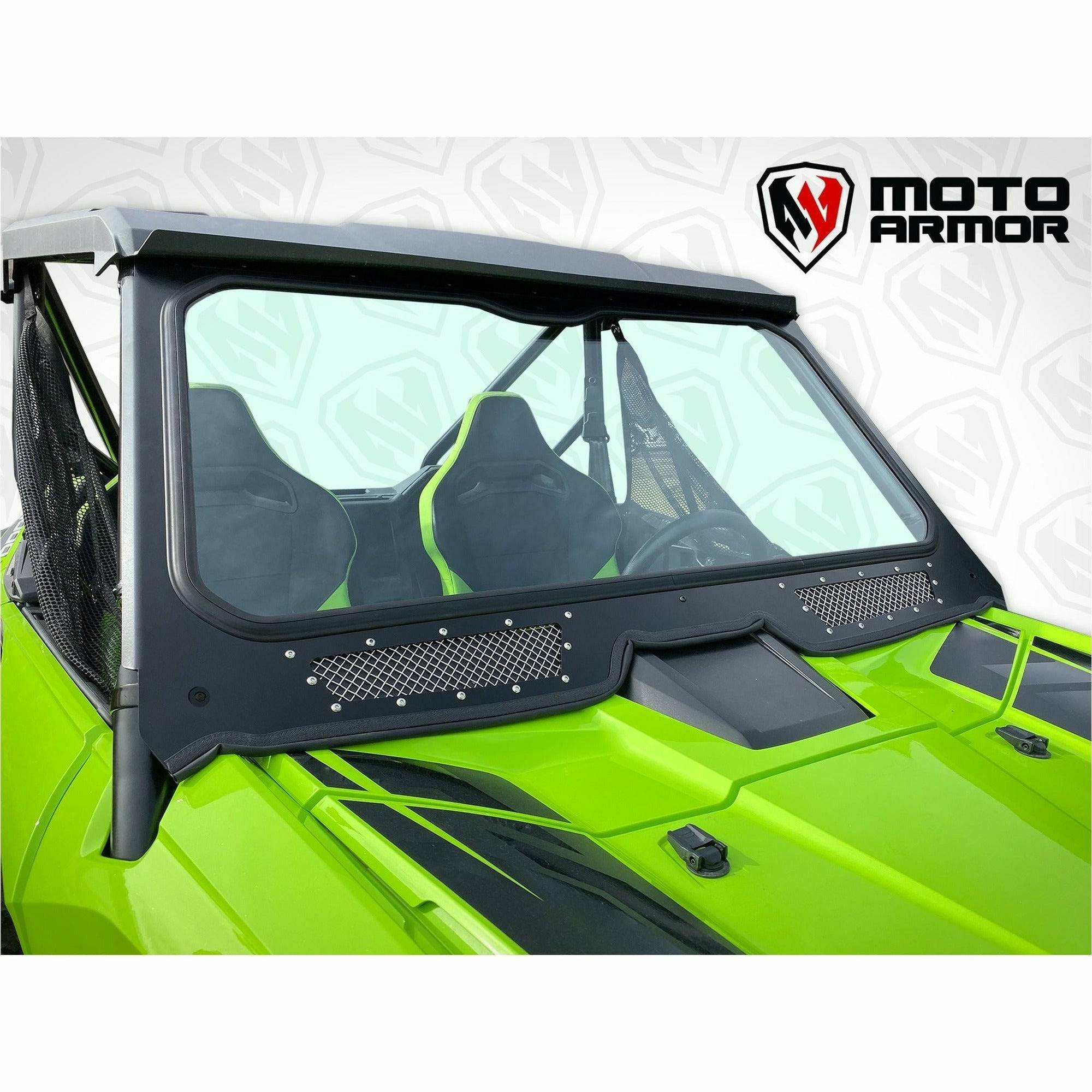 Photo of Honda Talon Vented Glass Windshield by Moto Armor - Premium Windshields for UTVs / Side by Sides