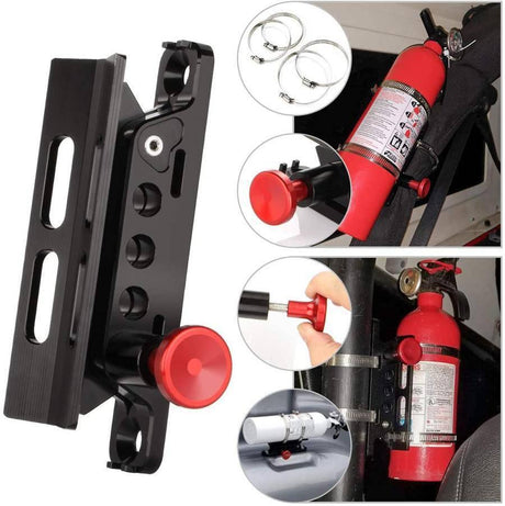 Photo of Savage Mount and Extinguisher Set by Savage UTV - Premium Fire Extinguishers & Mounts for UTVs / Side by Sides