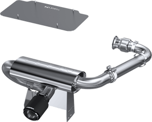 MBRP 2.5″ Performance Series Chamber Oval Turbo Back Exhaust C/F Tip 2017-2022 Can-Am Maverick X3, Turbo/Turbo R/Turbo RR - R1 Industries