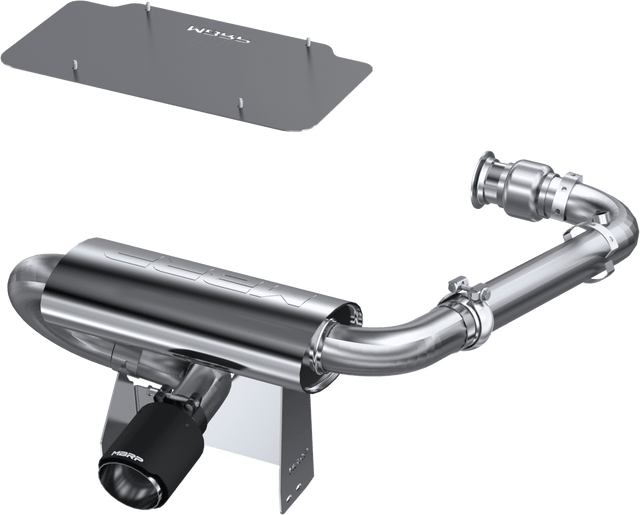 MBRP 2.5″ Performance Series Chamber Oval Turbo Back Exhaust C/F Tip 2017-2022 Can-Am Maverick X3, Turbo/Turbo R/Turbo RR - R1 Industries