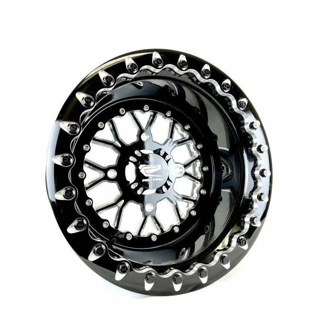 Wishbone Beadlock Wheel (Gloss Black)