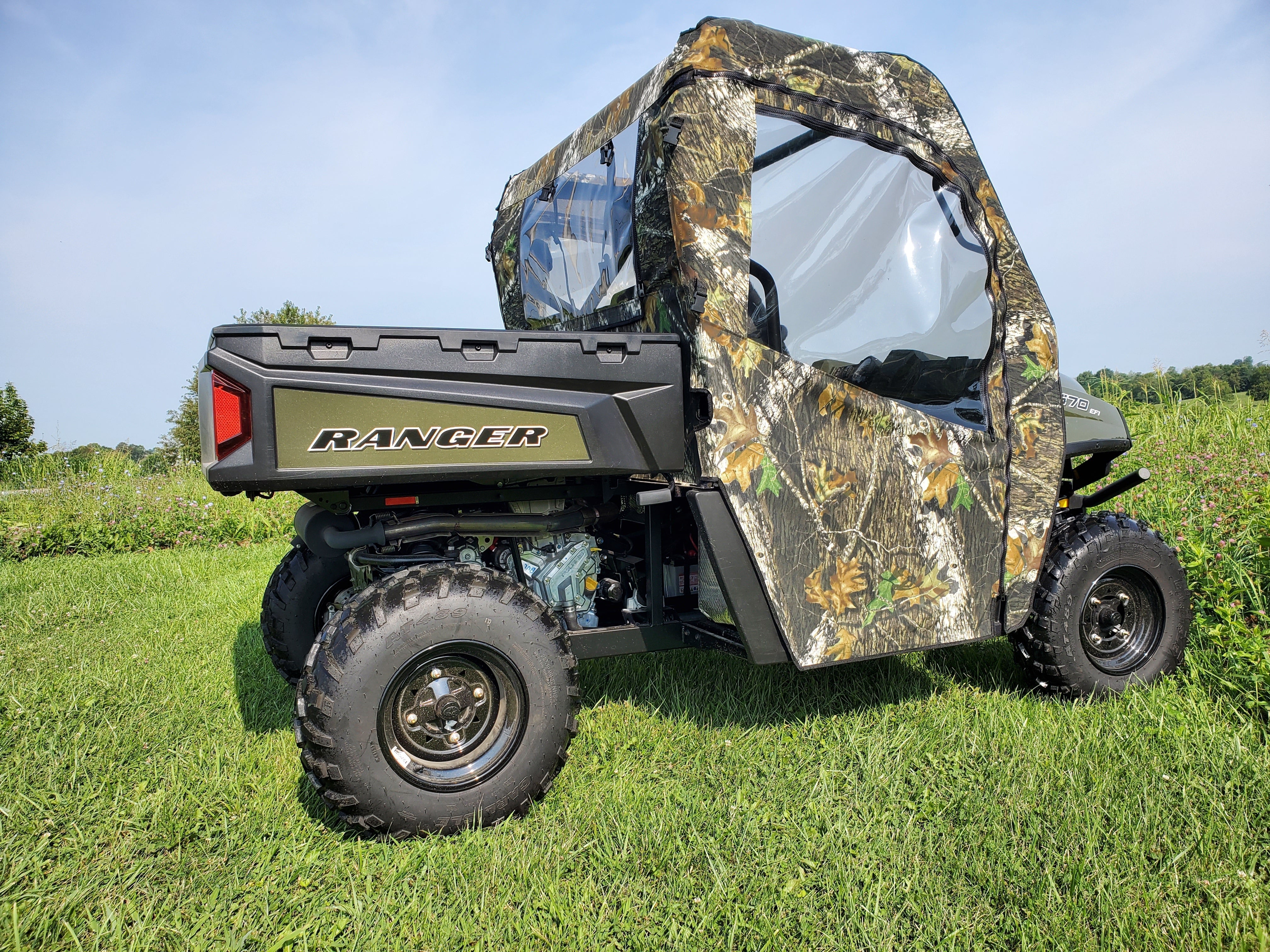 Photo of Polaris Full-Size Ranger 2-Seater 500/700/800 - Door/Rear Window Combo by 3 Star UTV - Premium Cab Enclosures for UTVs / Side by Sides