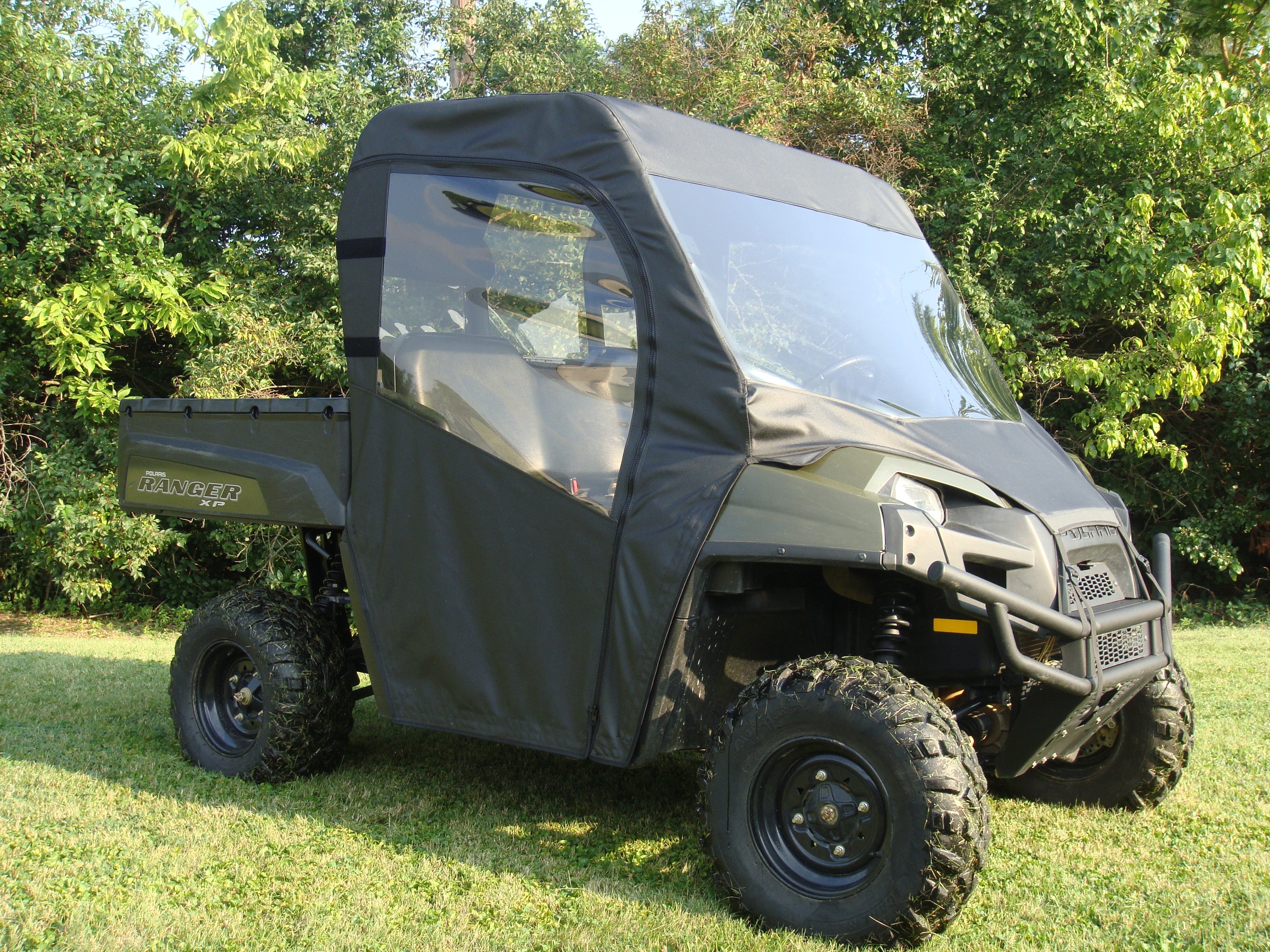 Photo of Polaris Full-Size Ranger 2-Seater 500/700/800 - Full Cab Enclosure with Vinyl Windshield by 3 Star UTV - Premium Cab Enclosures for UTVs / Side by Sides