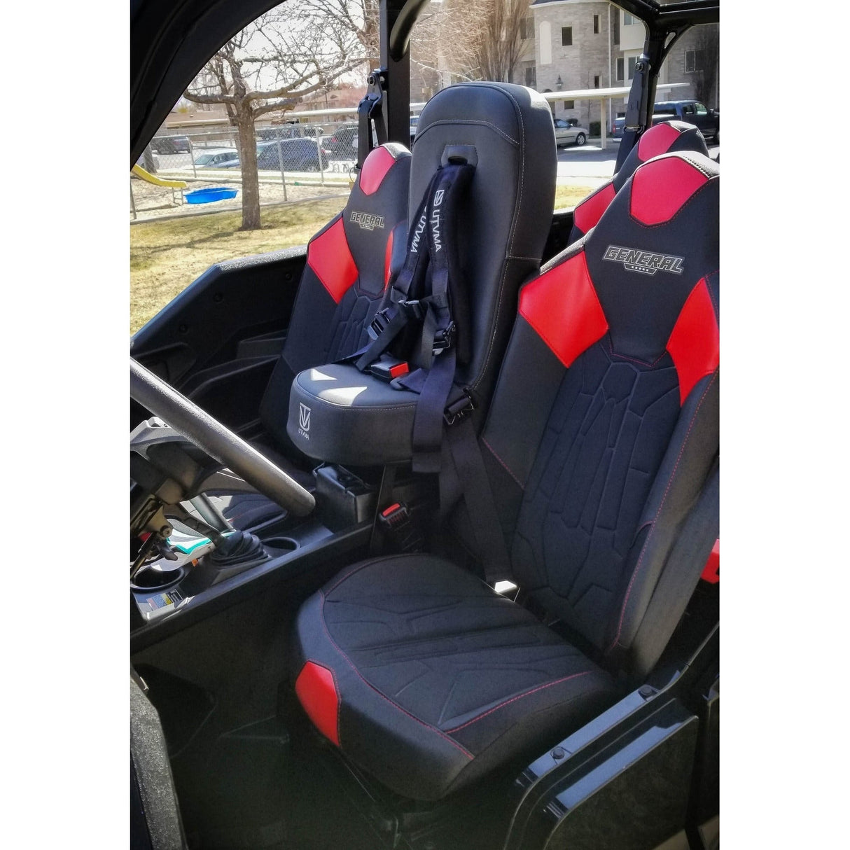 Polaris General Bump Seat with Harness