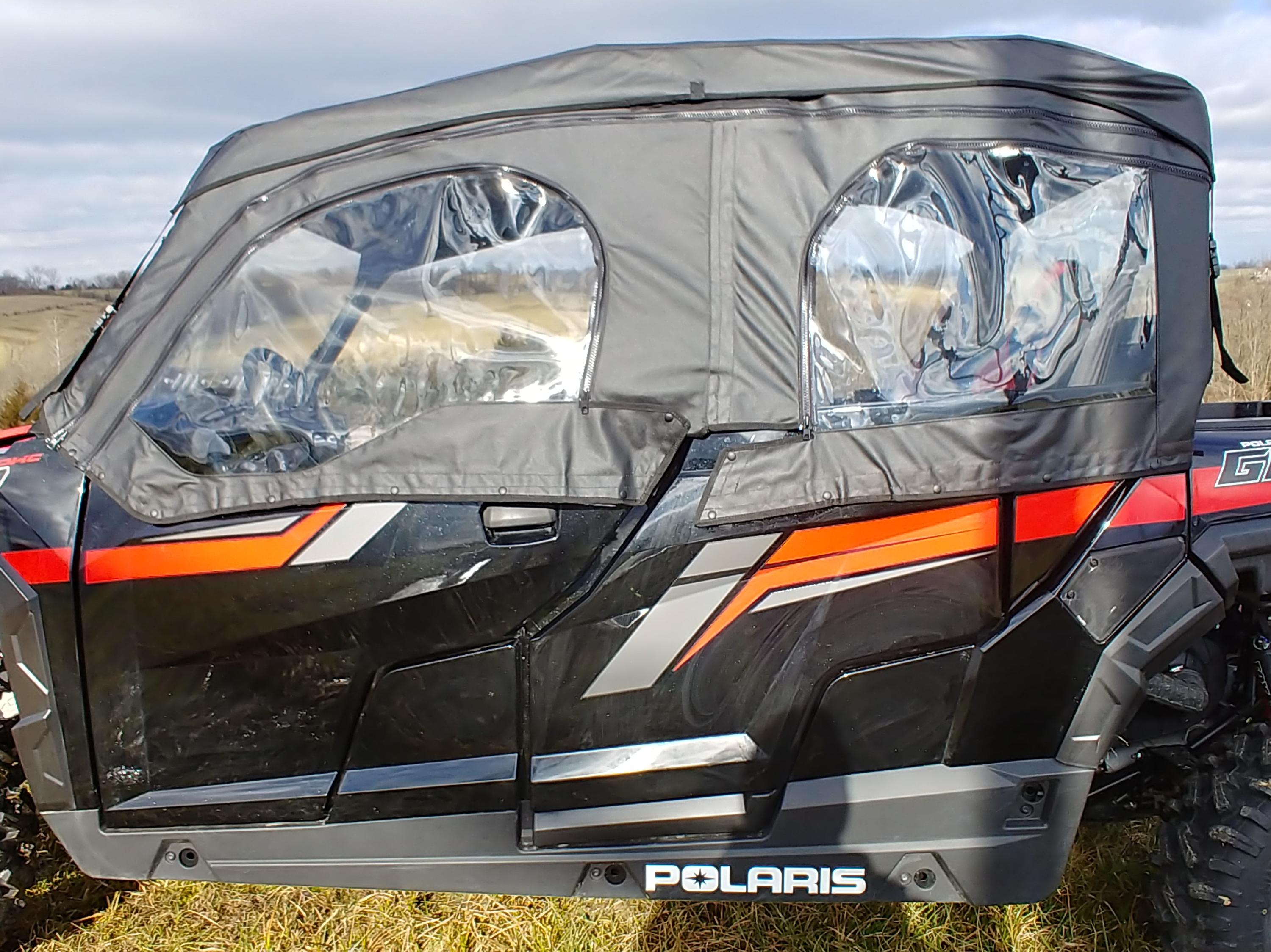 Photo of Polaris General Crew - Door/Rear Window Combo by 3 Star UTV - Premium Cab Enclosures for UTVs / Side by Sides