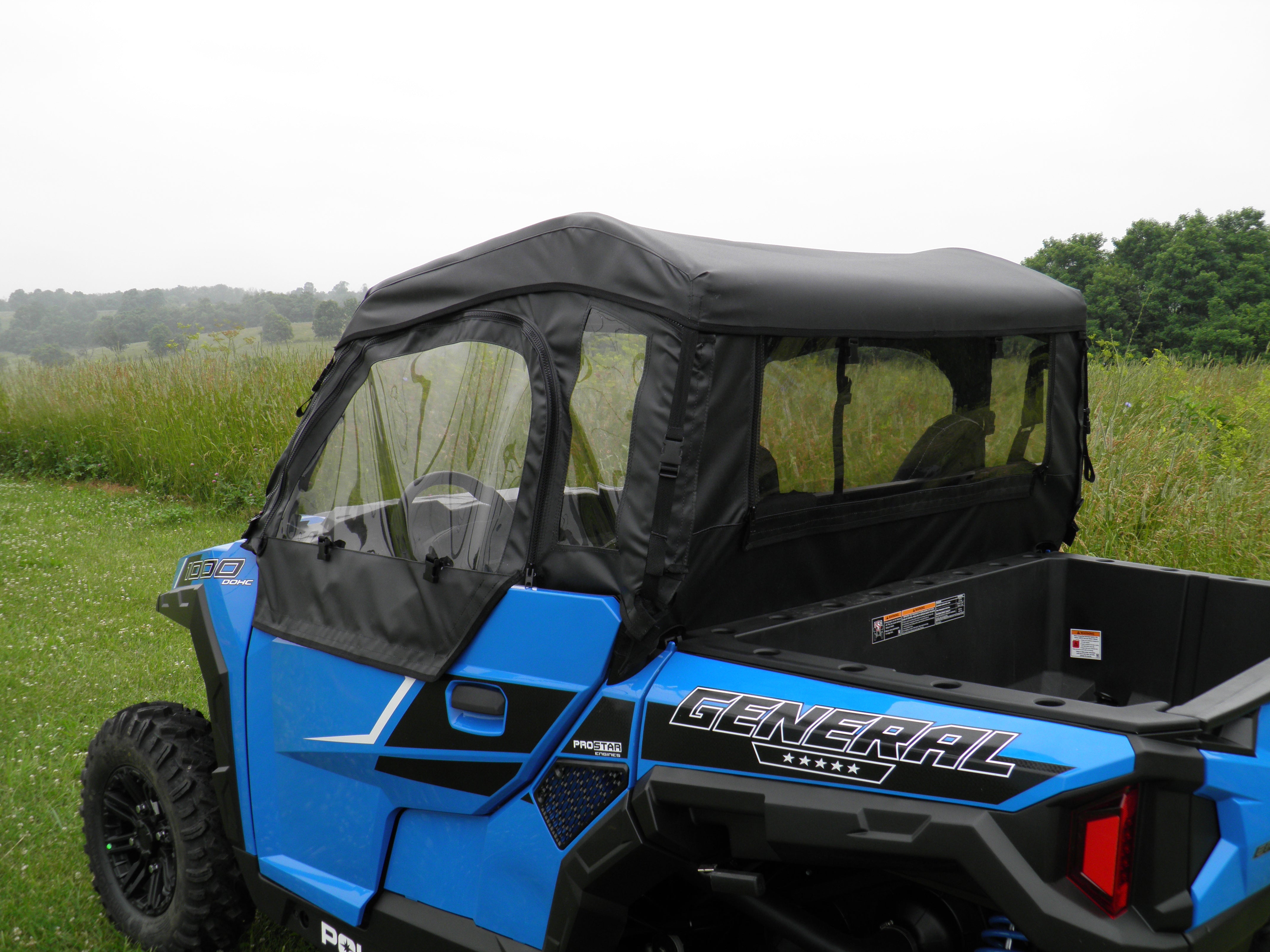 Photo of Polaris General - Full Cab Enclosure for Hard Windshield by 3 Star UTV - Premium Cab Enclosures for UTVs / Side by Sides