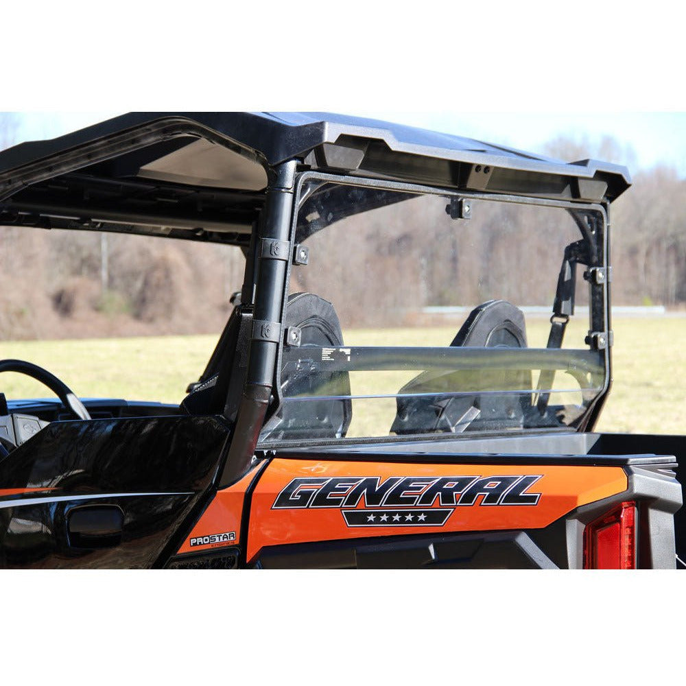 Photo of Polaris General Polycarbonate Rear Windshield by Seizmik - Premium Windshields for UTVs / Side by Sides