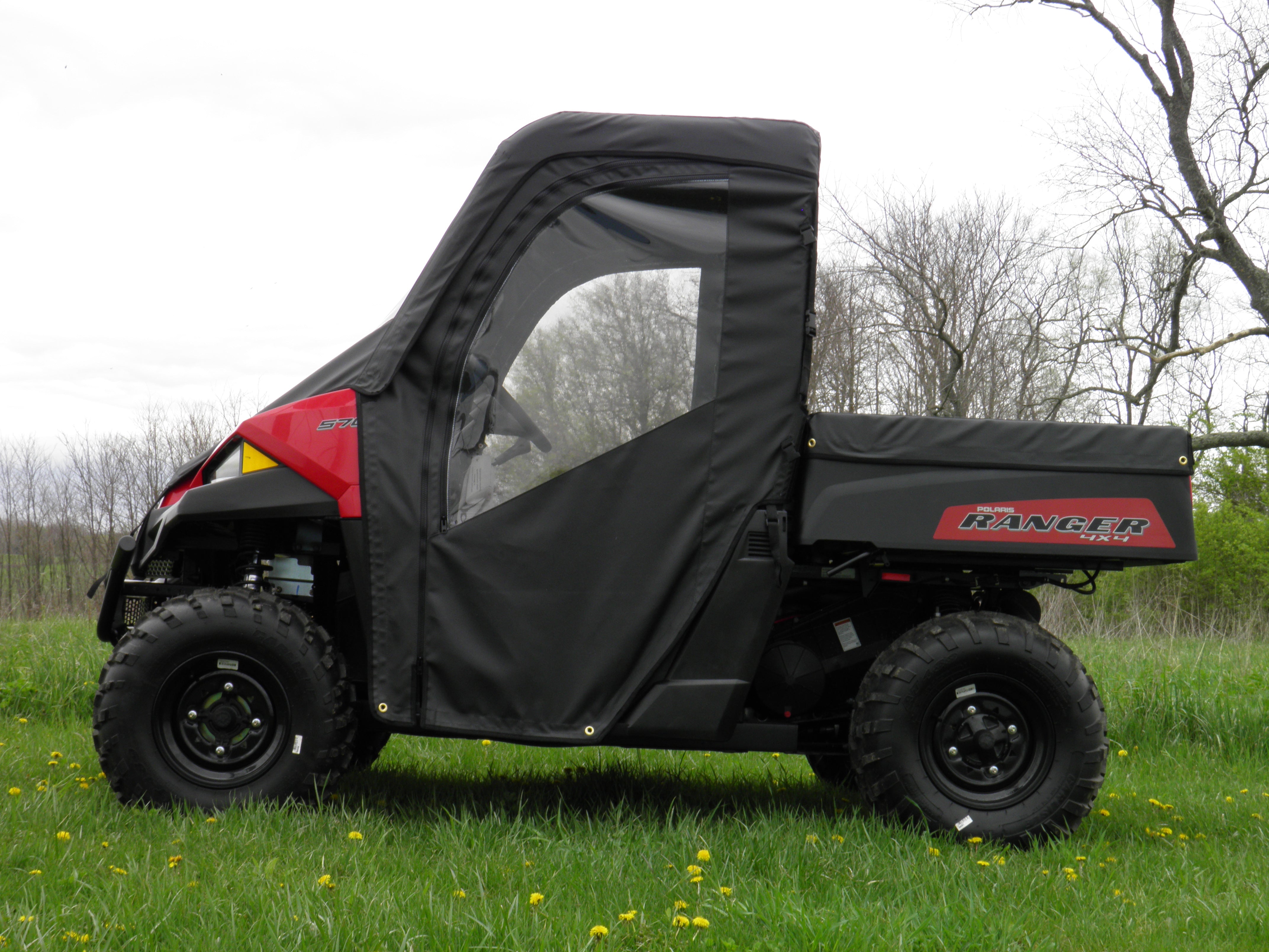 Photo of Polaris Mid-Size 570 Ranger 2-Seater - Full Cab Enclosure for Hard Windshield by 3 Star UTV - Premium Cab Enclosures for UTVs / Side by Sides