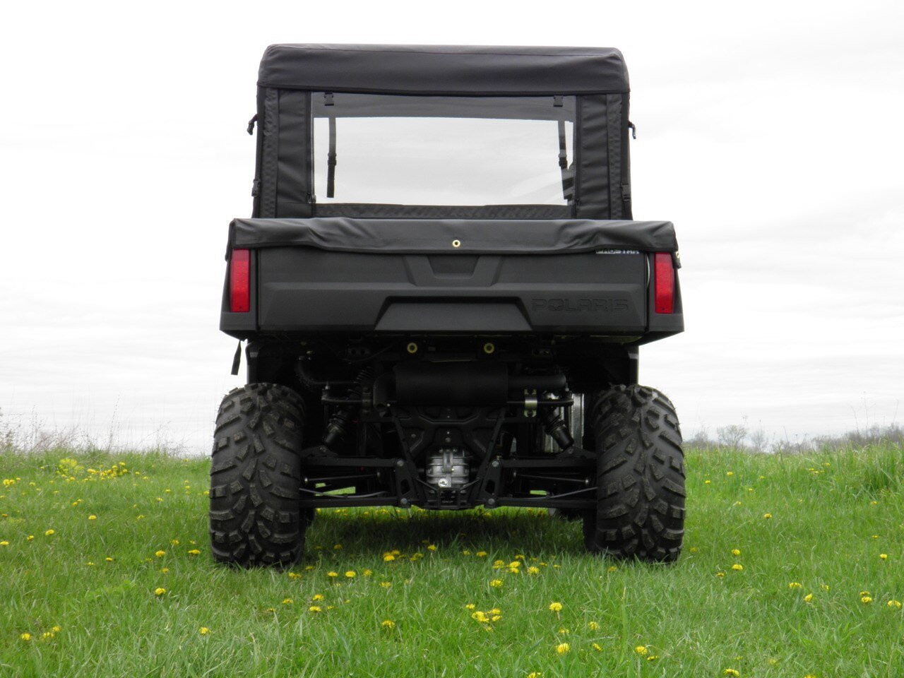 Photo of Polaris Mid-Size 570 Ranger 2-Seater - Soft Back Panel by 3 Star UTV - Premium Windshields for UTVs / Side by Sides