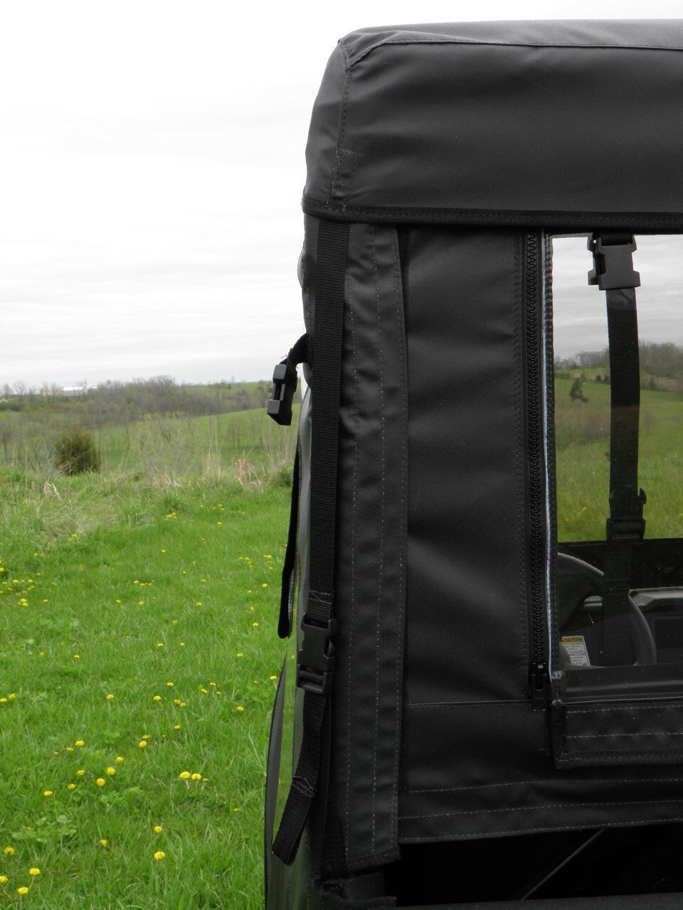 Photo of Polaris Mid-Size 570 Ranger 2-Seater - Soft Back Panel by 3 Star UTV - Premium Windshields for UTVs / Side by Sides