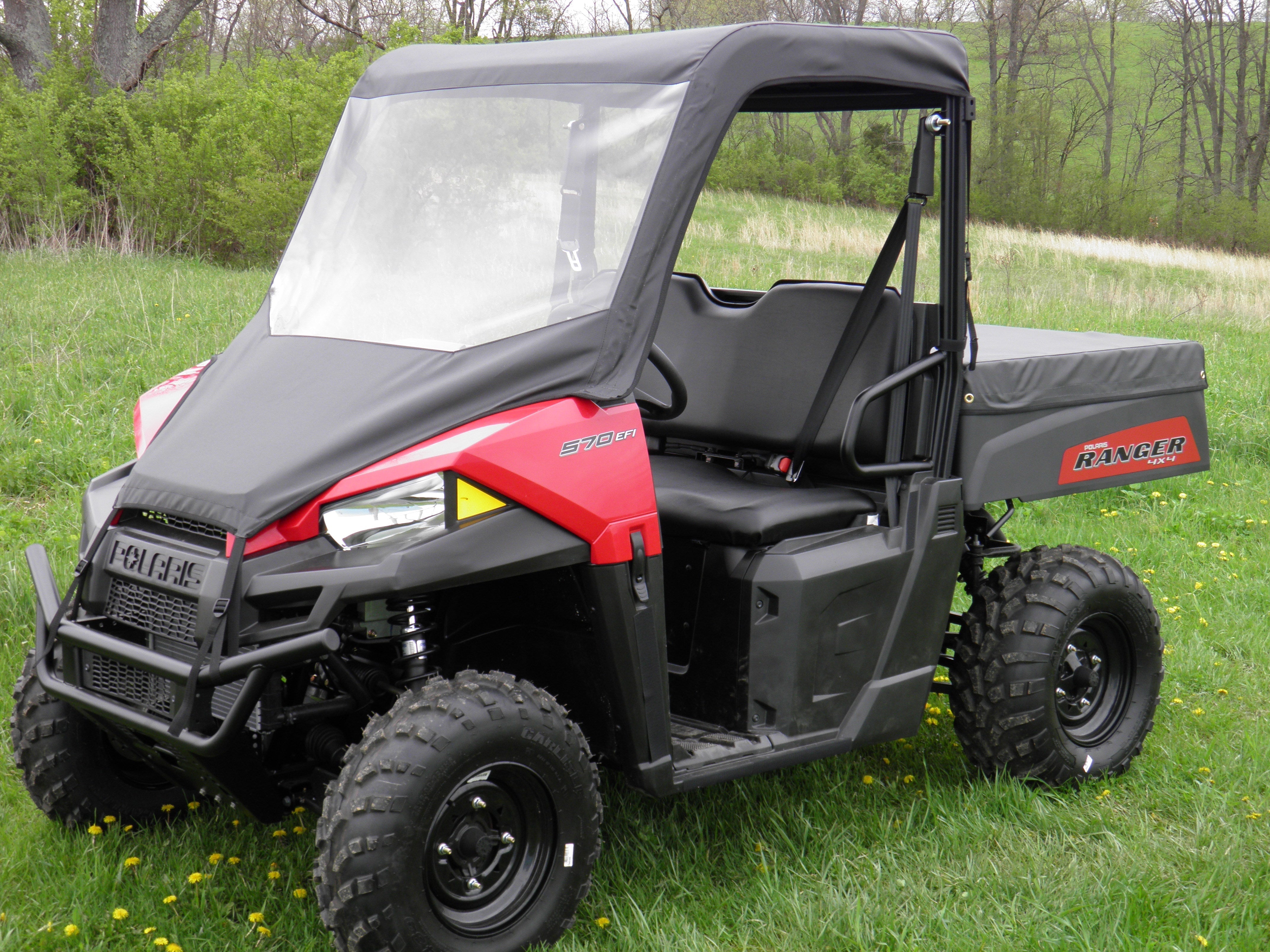 Photo of Polaris Mid-Size 570 Ranger 2-Seater - Vinyl Windshield/Top Combo by 3 Star UTV - Premium Cab Enclosures for UTVs / Side by Sides