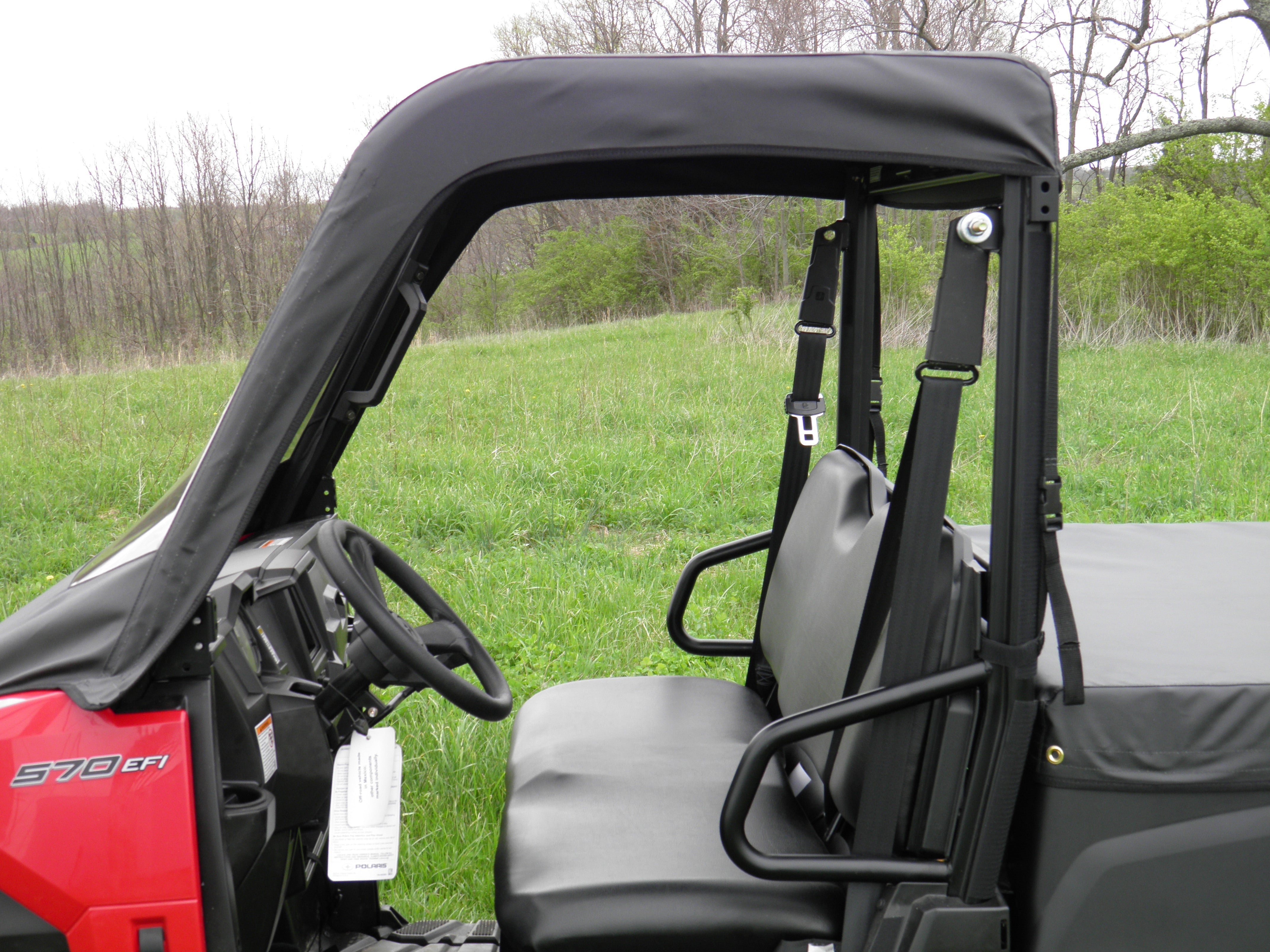Photo of Polaris Mid-Size 570 Ranger 2-Seater - Vinyl Windshield/Top Combo by 3 Star UTV - Premium Cab Enclosures for UTVs / Side by Sides