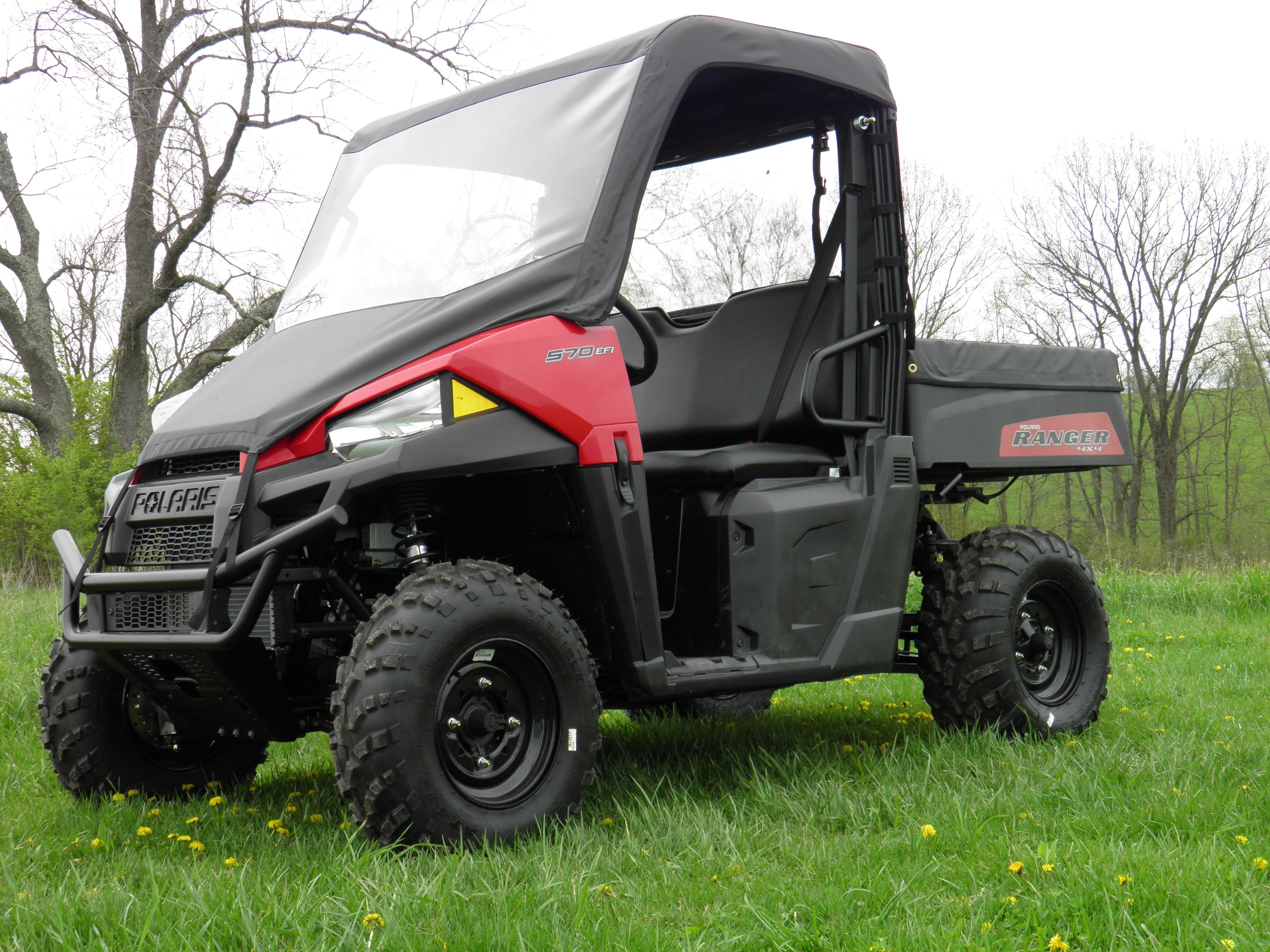 Photo of Polaris Mid-Size 570 Ranger 2-Seater - Vinyl Windshield/Top/Rear Combo by 3 Star UTV - Premium Cab Enclosures for UTVs / Side by Sides