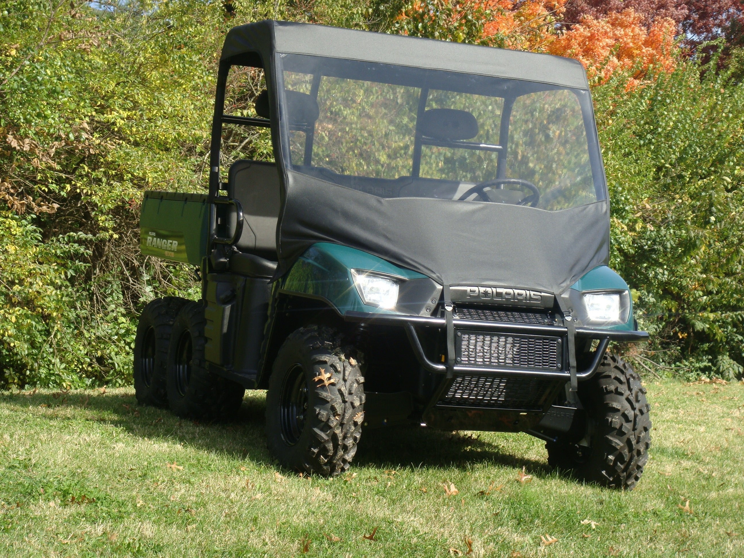 Photo of Polaris Ranger 2-Passenger 500/700 (2002-2008) - Vinyl Windshield/Top Combo by 3 Star UTV - Premium Cab Enclosures for UTVs / Side by Sides