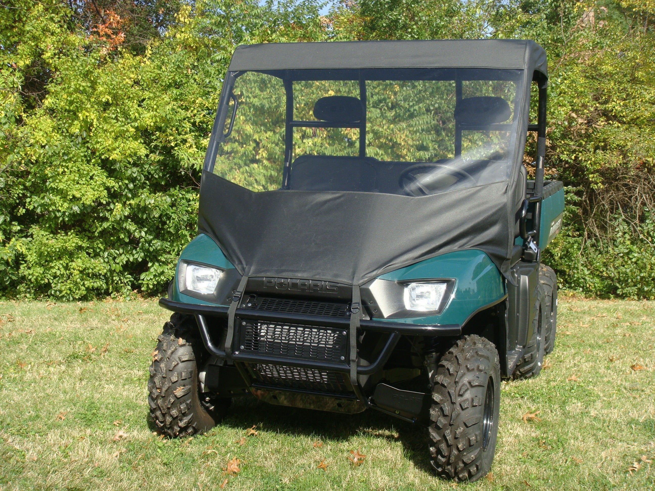 Photo of Polaris Ranger 2-Passenger 500/700 (2002-2008) - Vinyl Windshield/Top Combo by 3 Star UTV - Premium Cab Enclosures for UTVs / Side by Sides