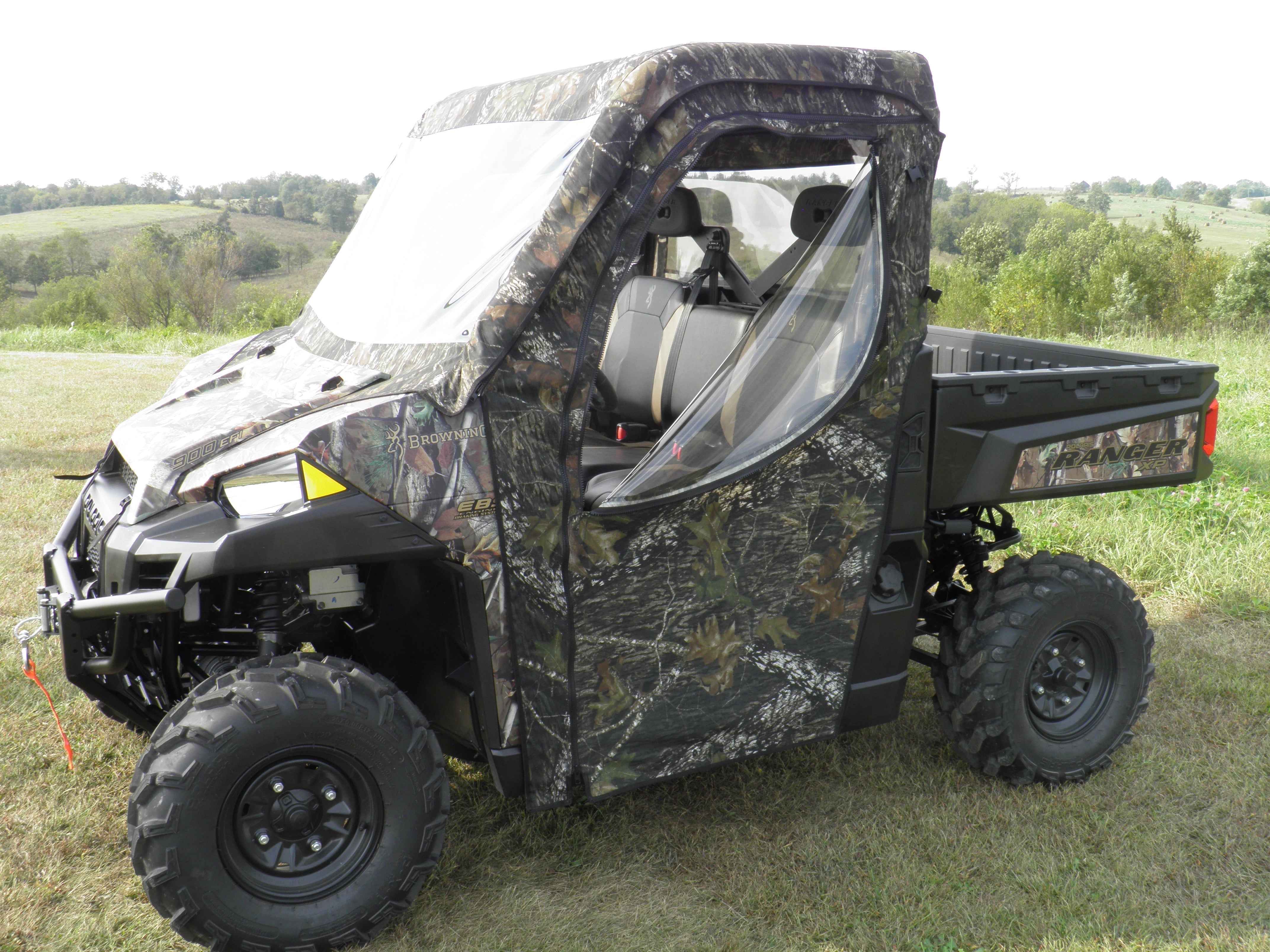 Photo of Polaris Ranger 900/1000 - Full Cab Enclosure w/Vinyl Windshield by 3 Star UTV - Premium Cab Enclosures for UTVs / Side by Sides