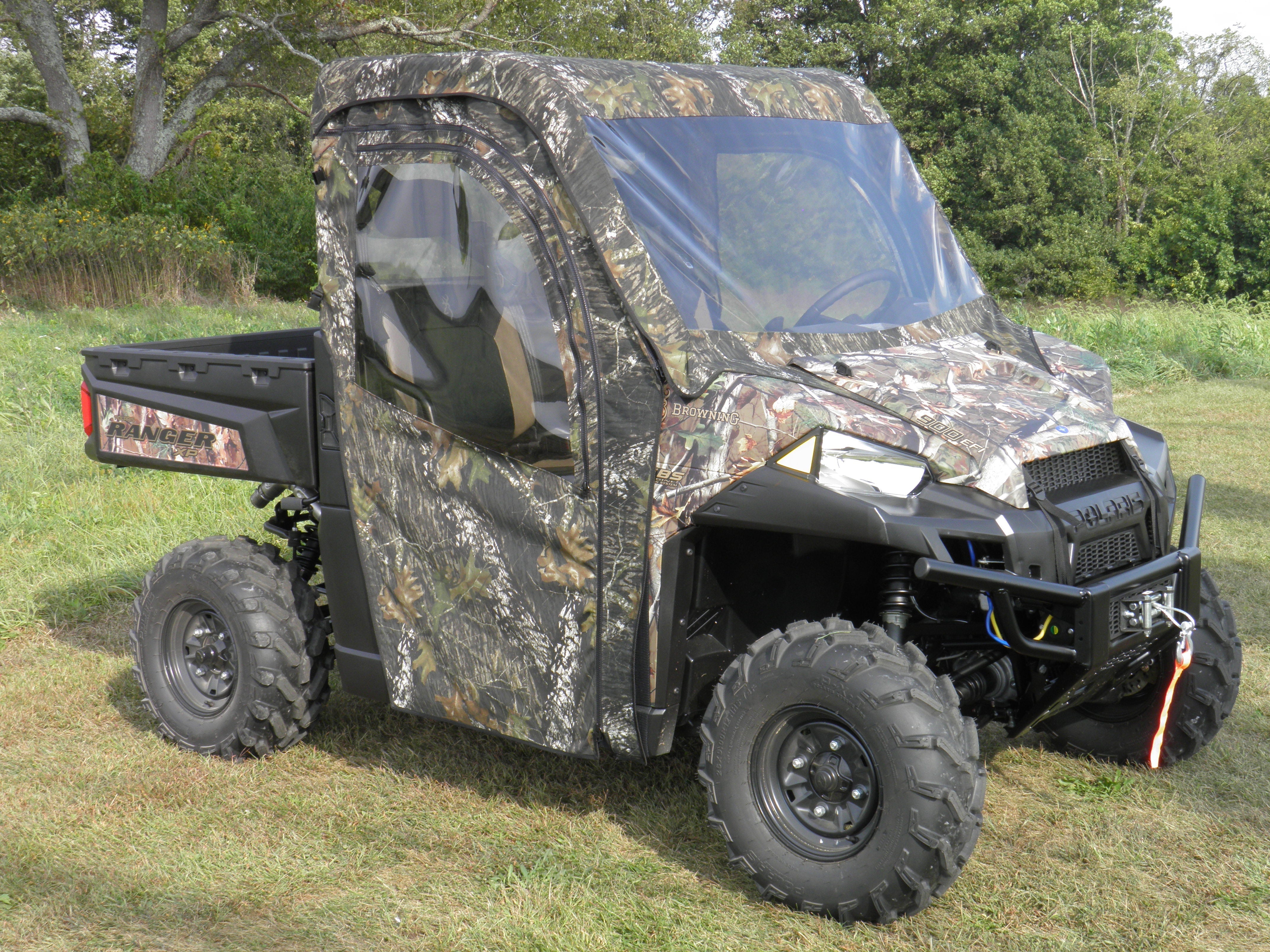 Photo of Polaris Ranger 900/1000 - Full Cab Enclosure w/Vinyl Windshield by 3 Star UTV - Premium Cab Enclosures for UTVs / Side by Sides