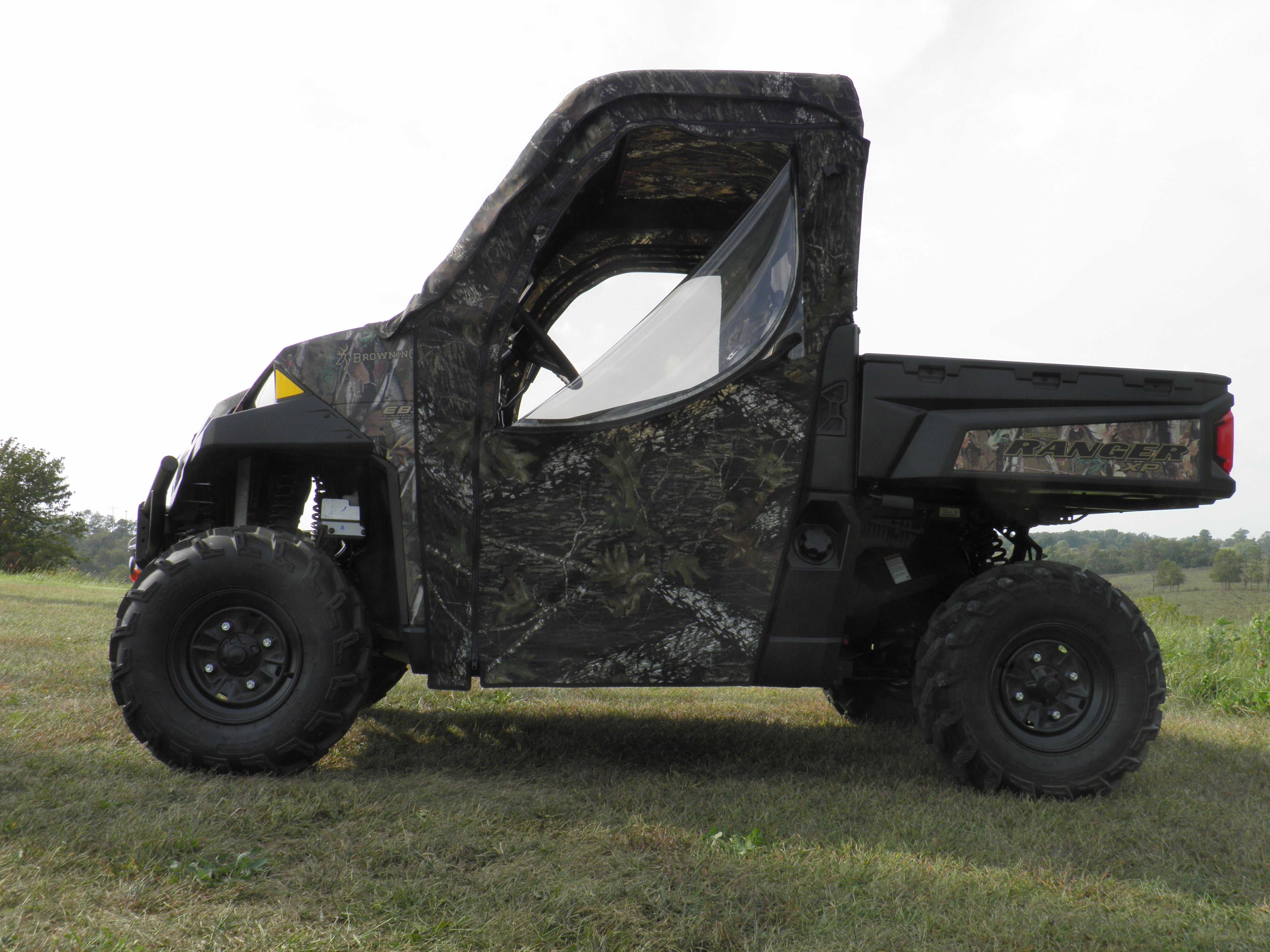 Photo of Polaris Ranger 900/1000 - Full Cab Enclosure for Hard Windshield by 3 Star UTV - Premium Cab Enclosures for UTVs / Side by Sides