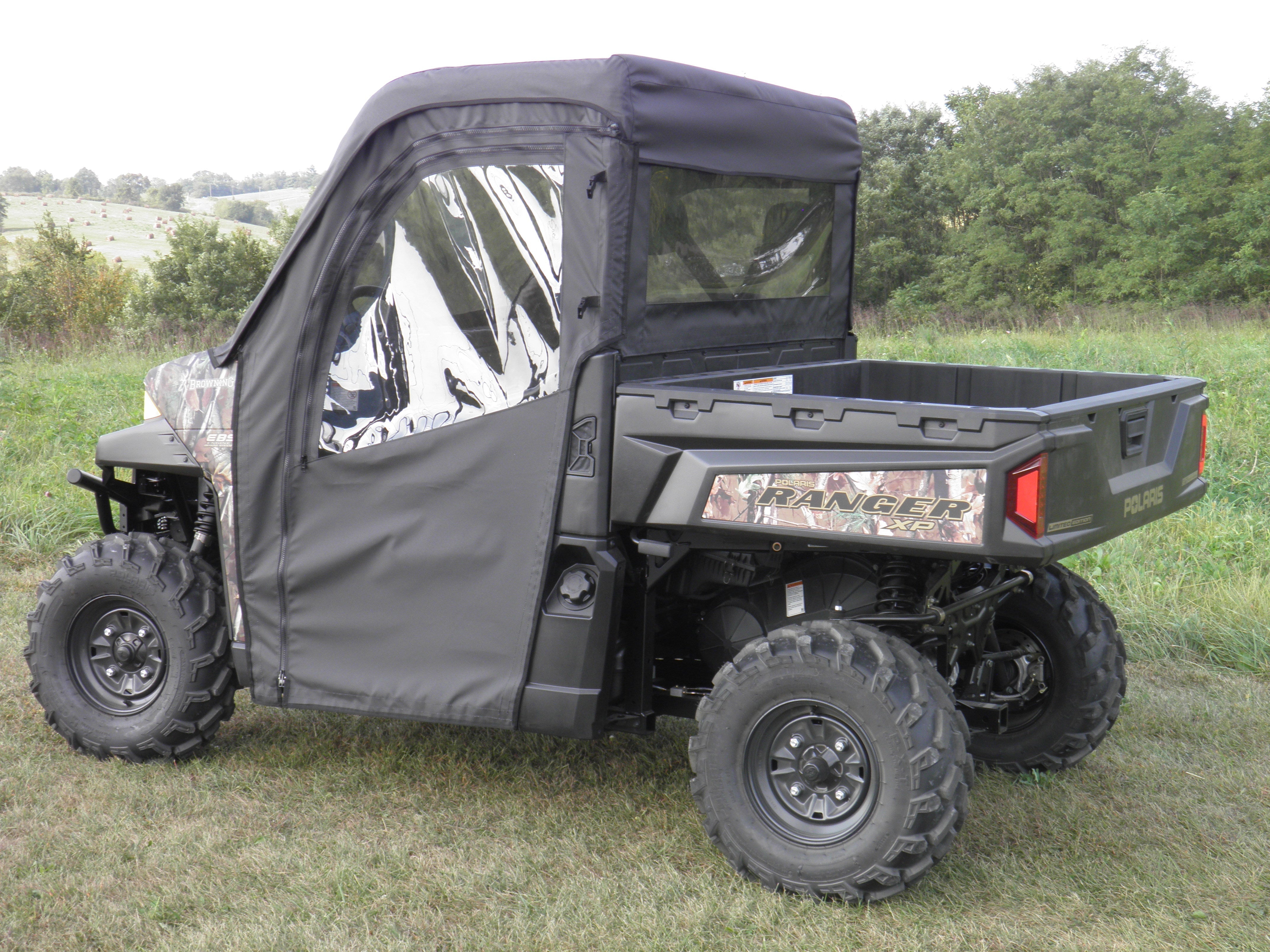 Photo of Polaris Ranger 900/1000 - Full Cab Enclosure for Hard Windshield by 3 Star UTV - Premium Cab Enclosures for UTVs / Side by Sides