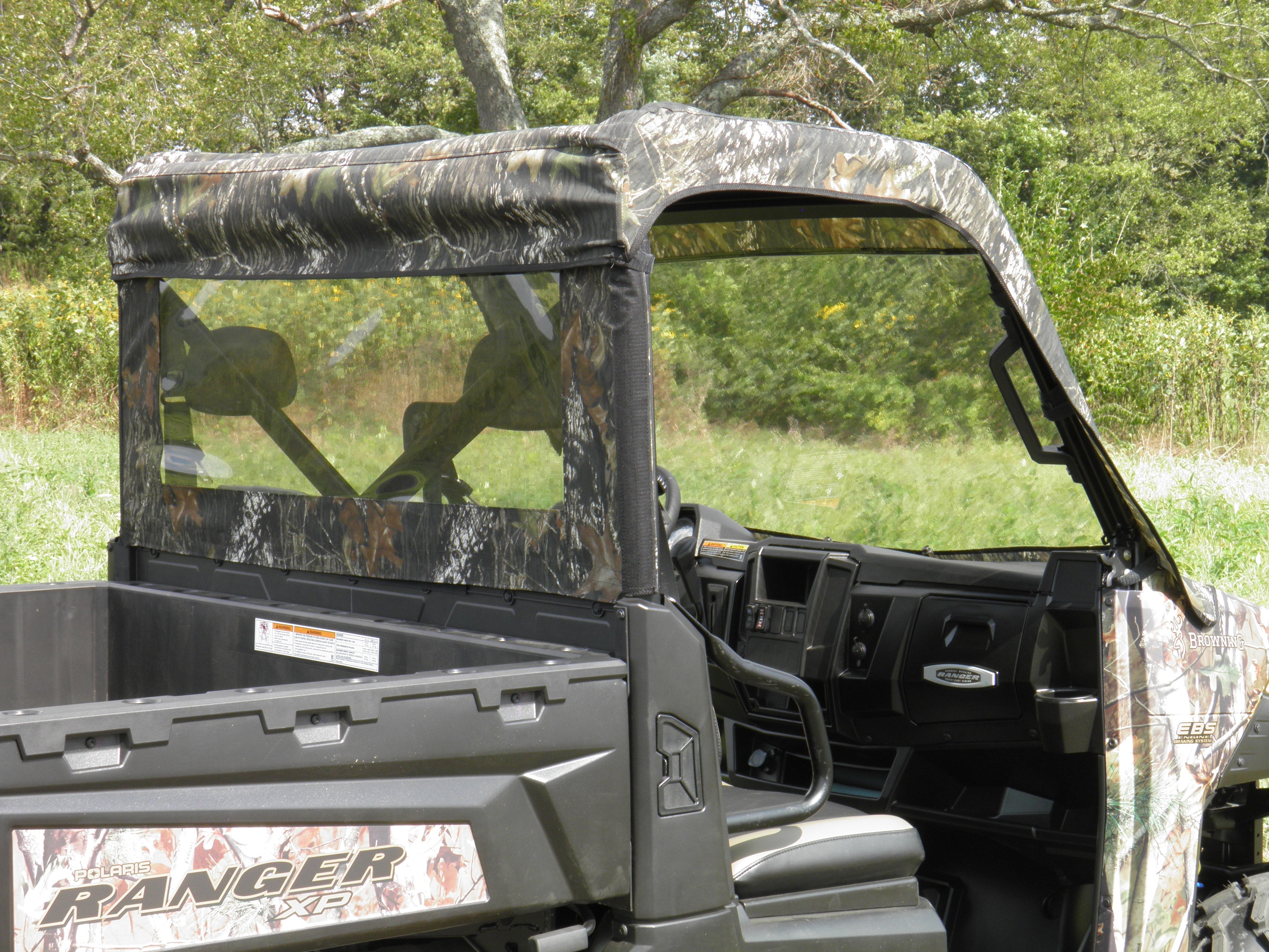 Photo of Polaris Ranger 900/1000 - Vinyl Windshield/Top/Rear Combo by 3 Star UTV - Premium Cab Enclosures for UTVs / Side by Sides